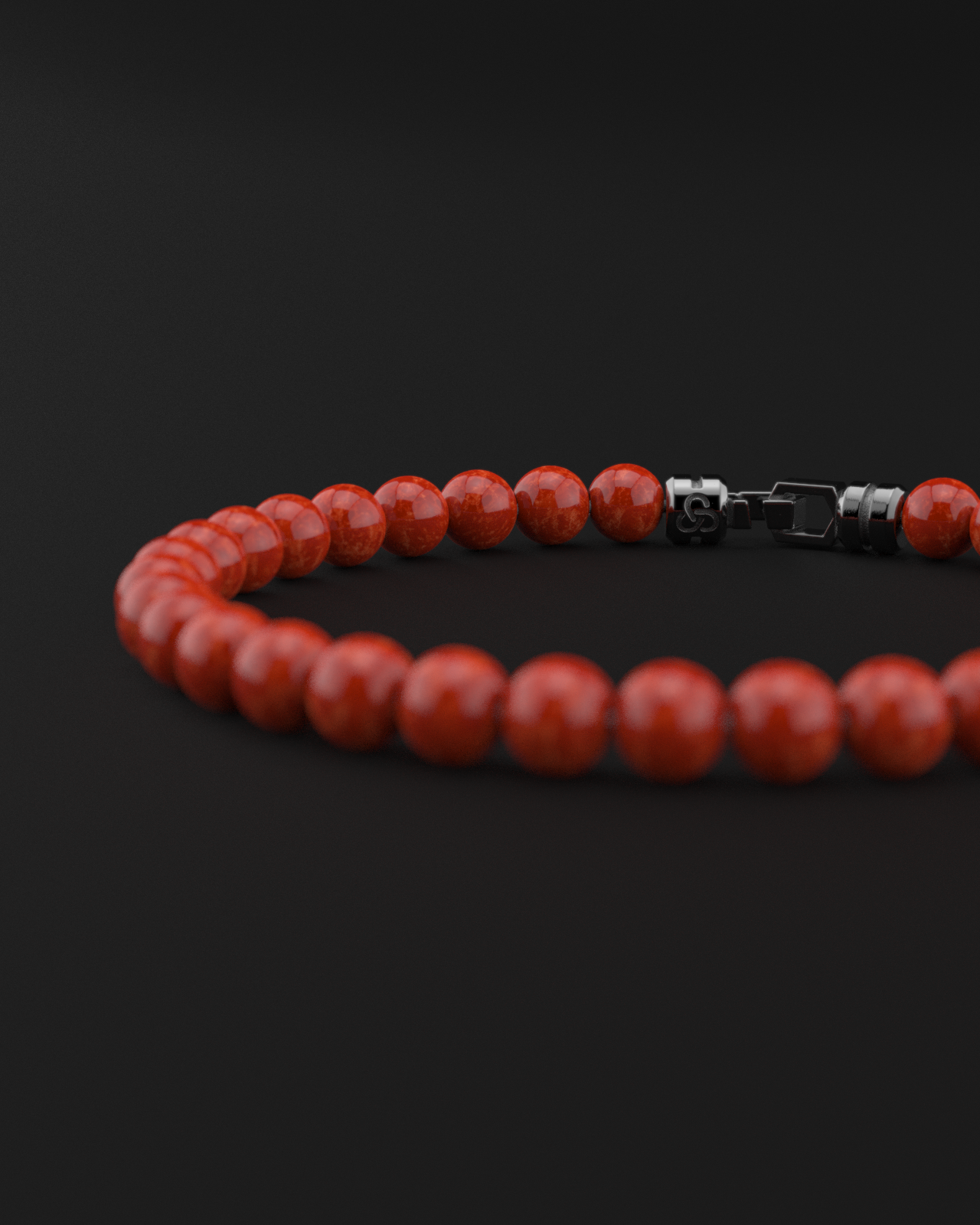 Red Jade Bracelet 6mm | VERTEX