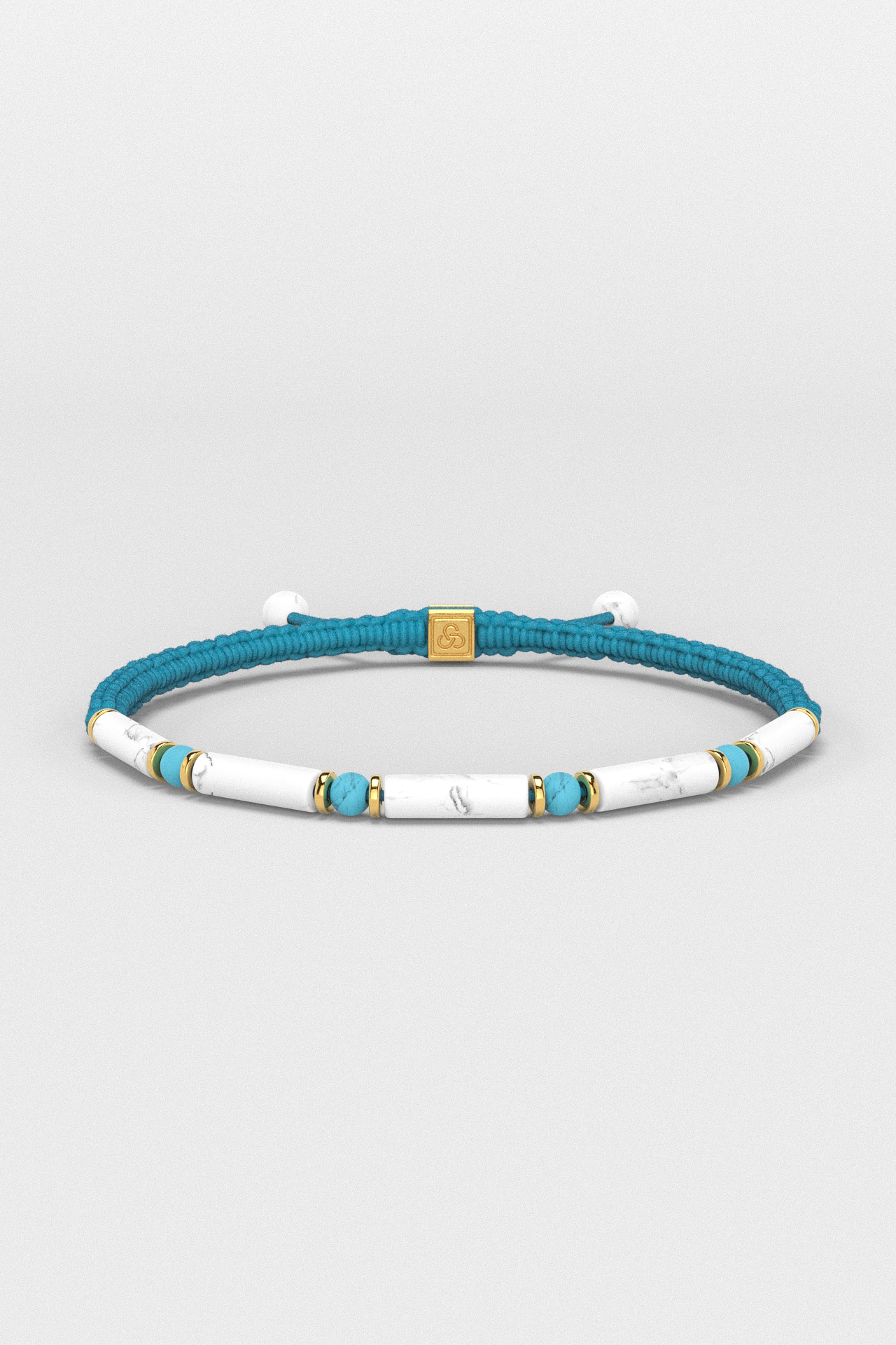 Howlite + Turquoise Bracelet 4mm | VITA
