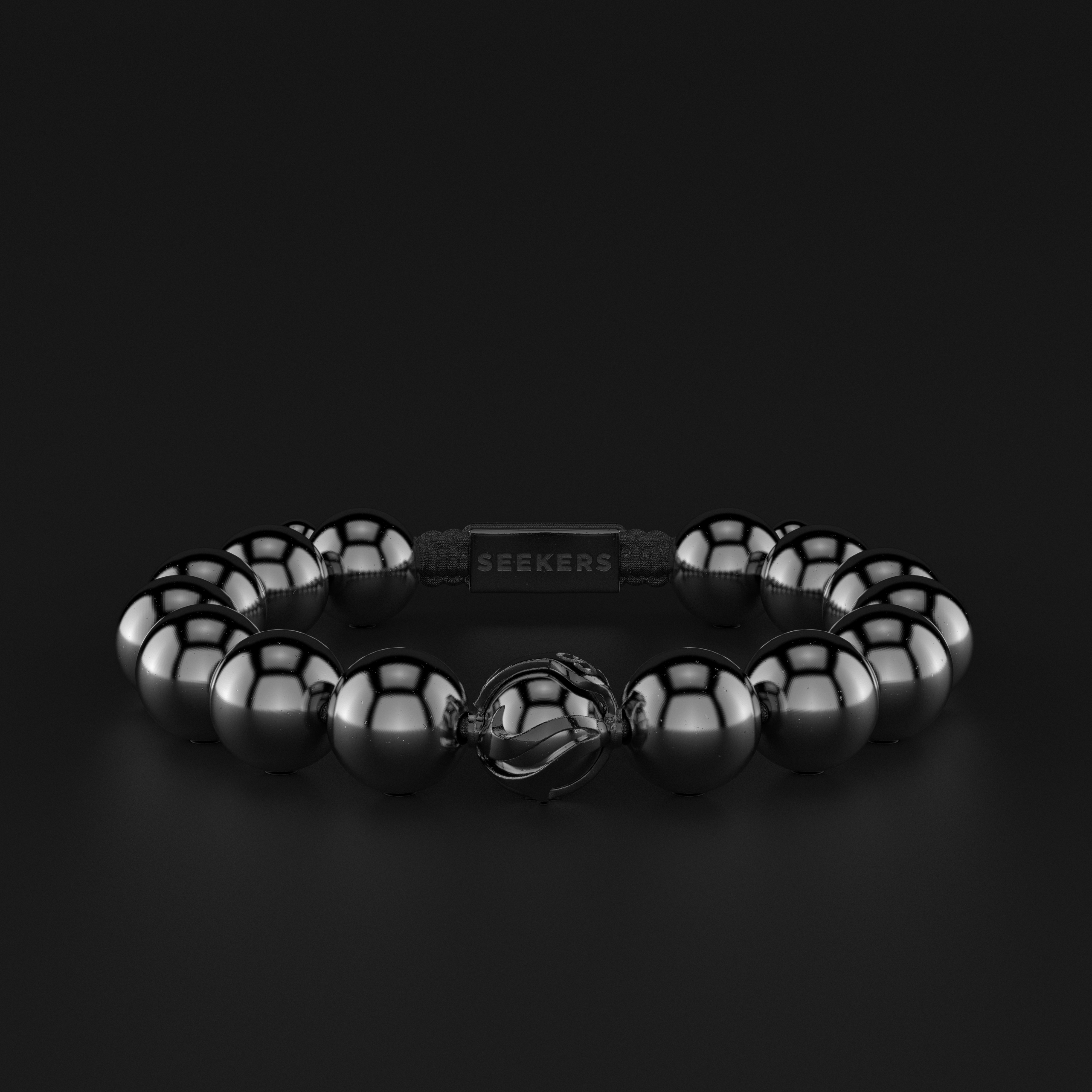 Hematite Bracelet 12mm | Waves