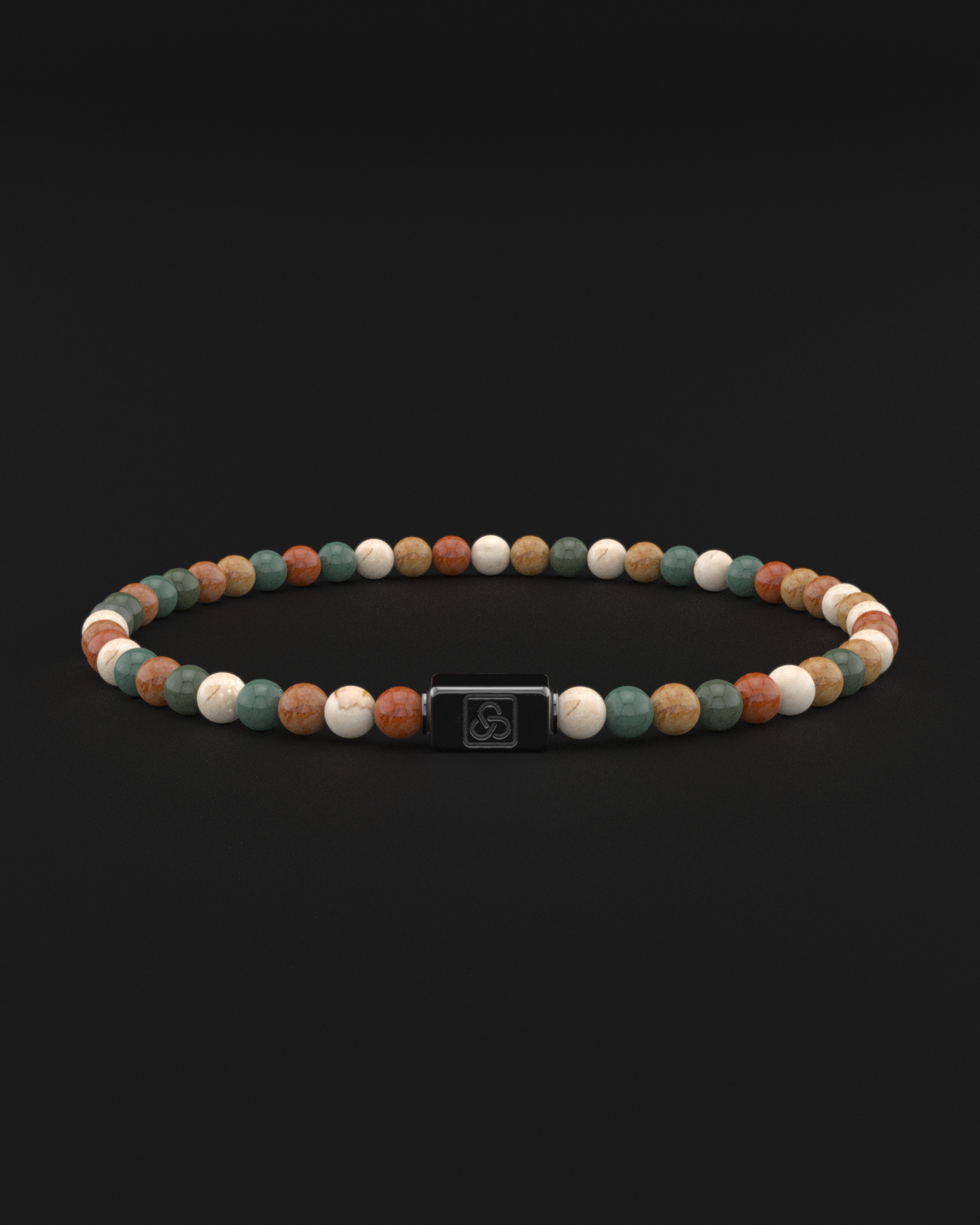 Ocean Agate Bracelet 4mm | Essential