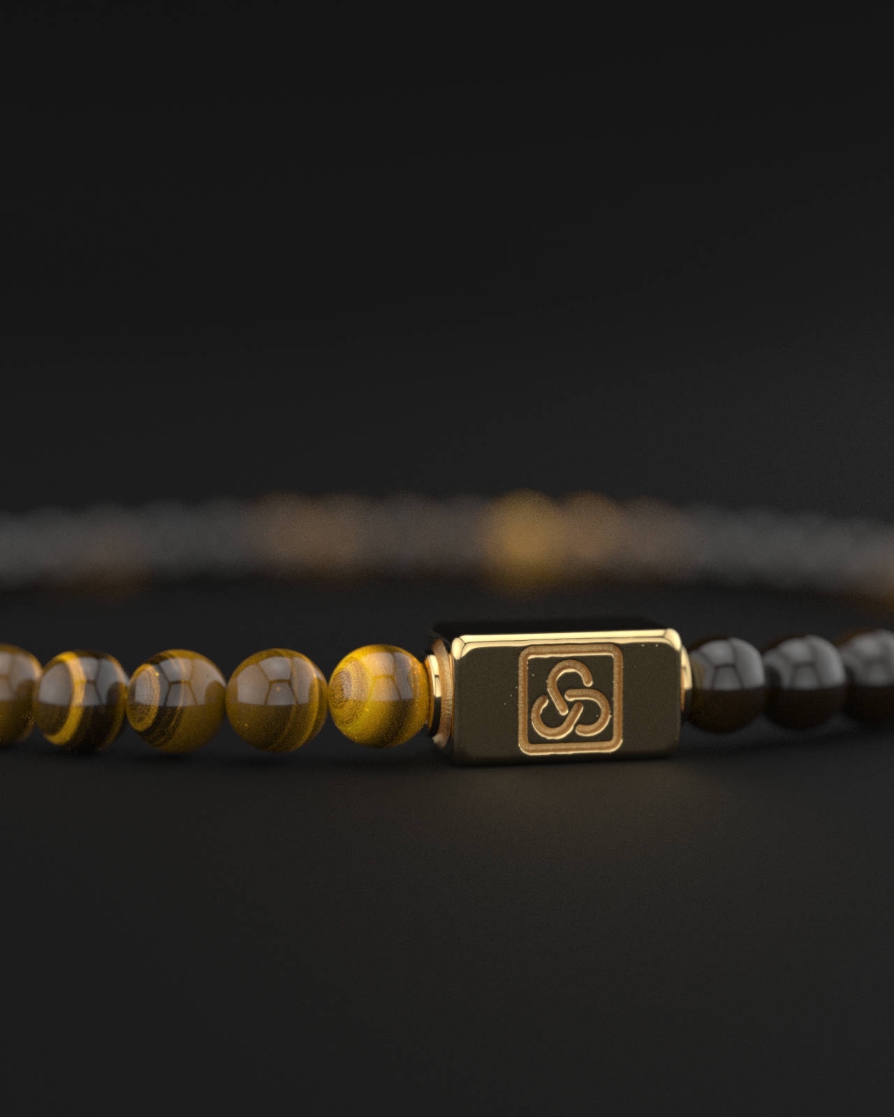 Tiger Eye Bracelet 4mm | Essential