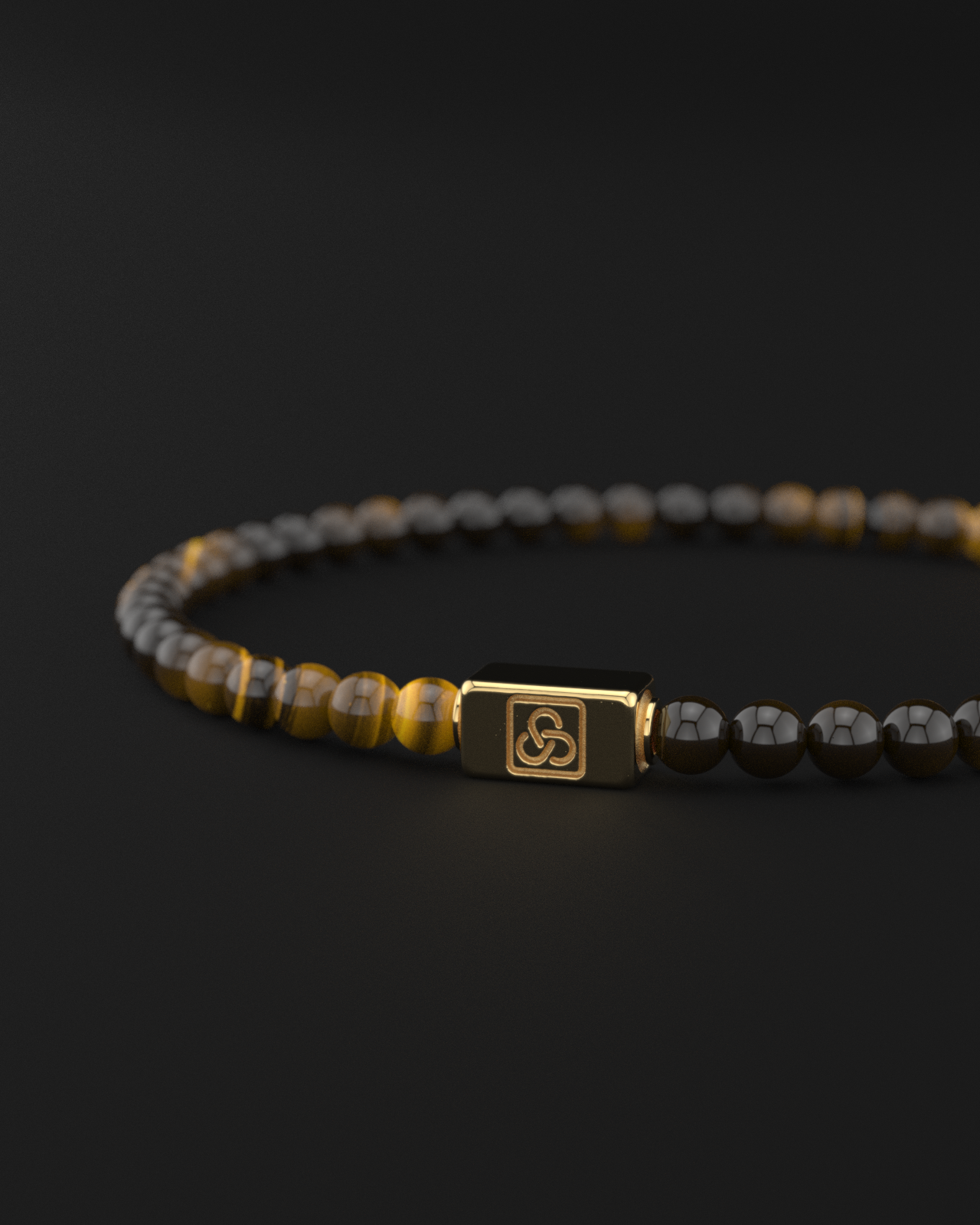 Tiger Eye Bracelet 4mm | Essential