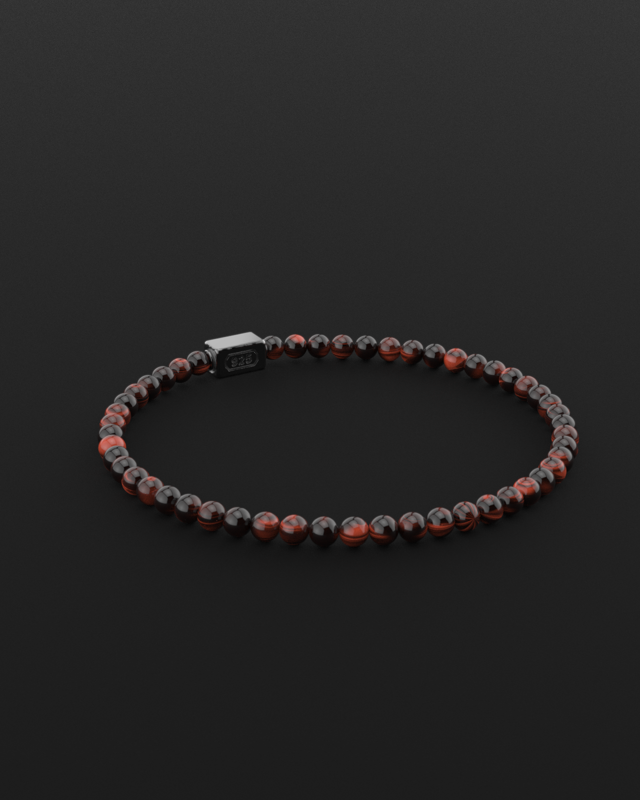 Red Tiger Eye Bracelet 4mm | Essential