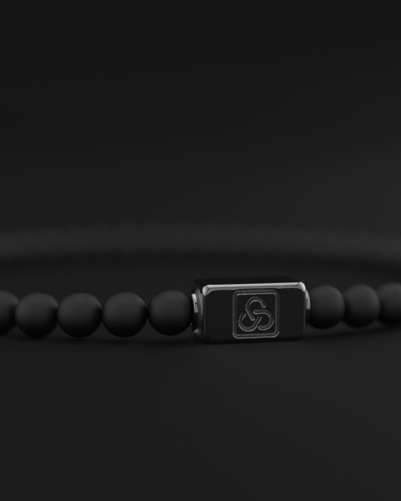 Onyx Matte Bracelet 4mm | Essential