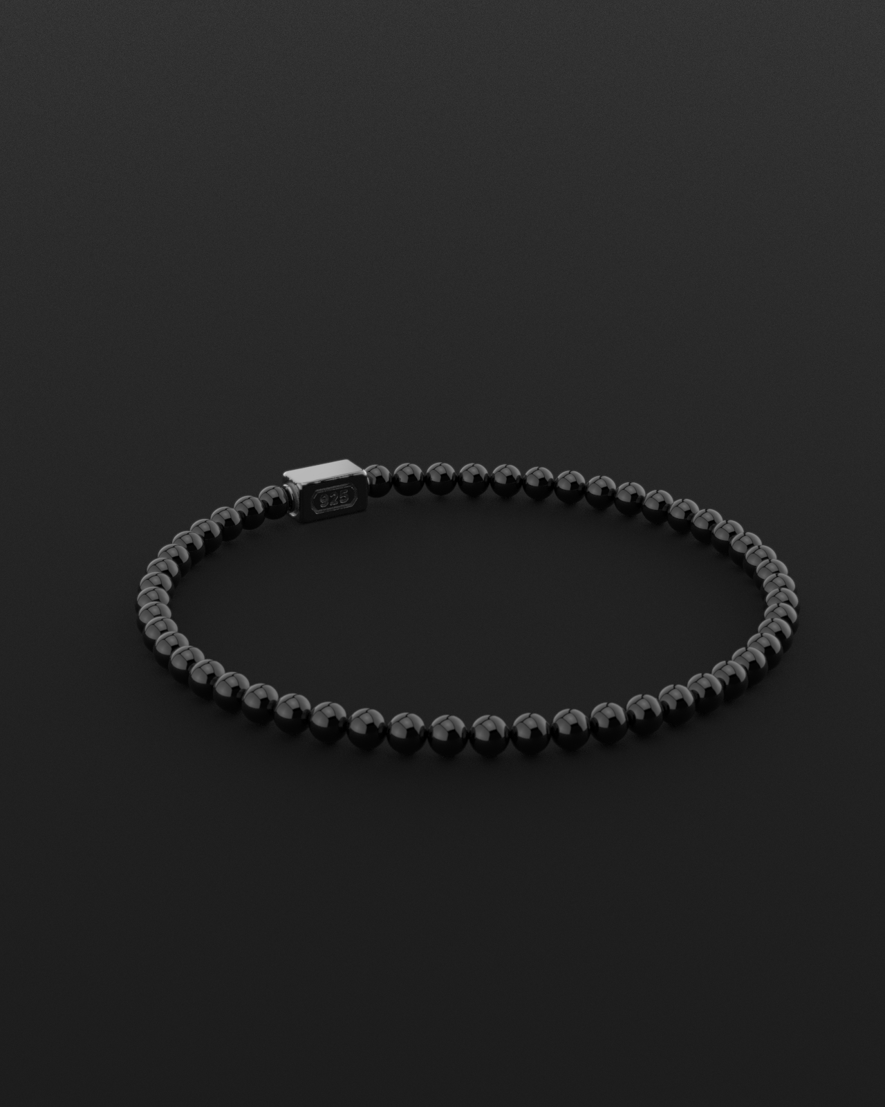 Onyx Bracelet 4mm | Essential