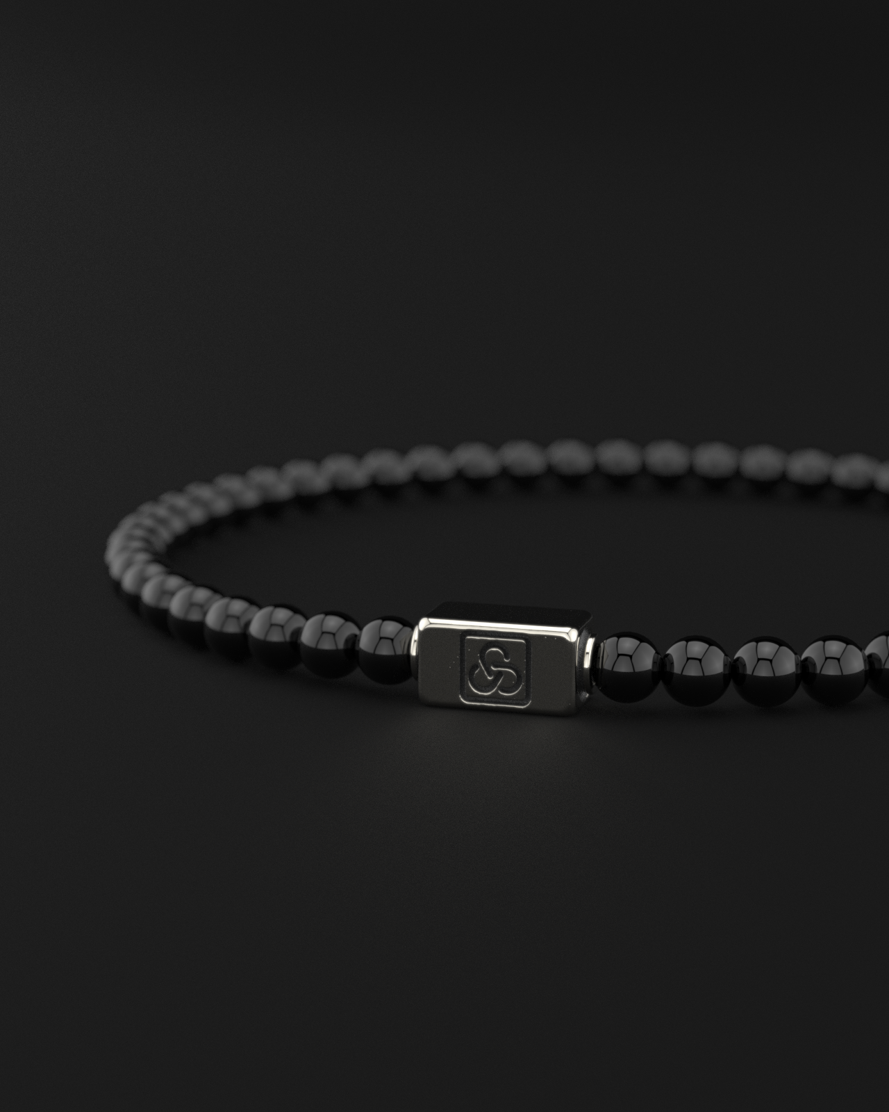 Onyx Bracelet 4mm | Essential