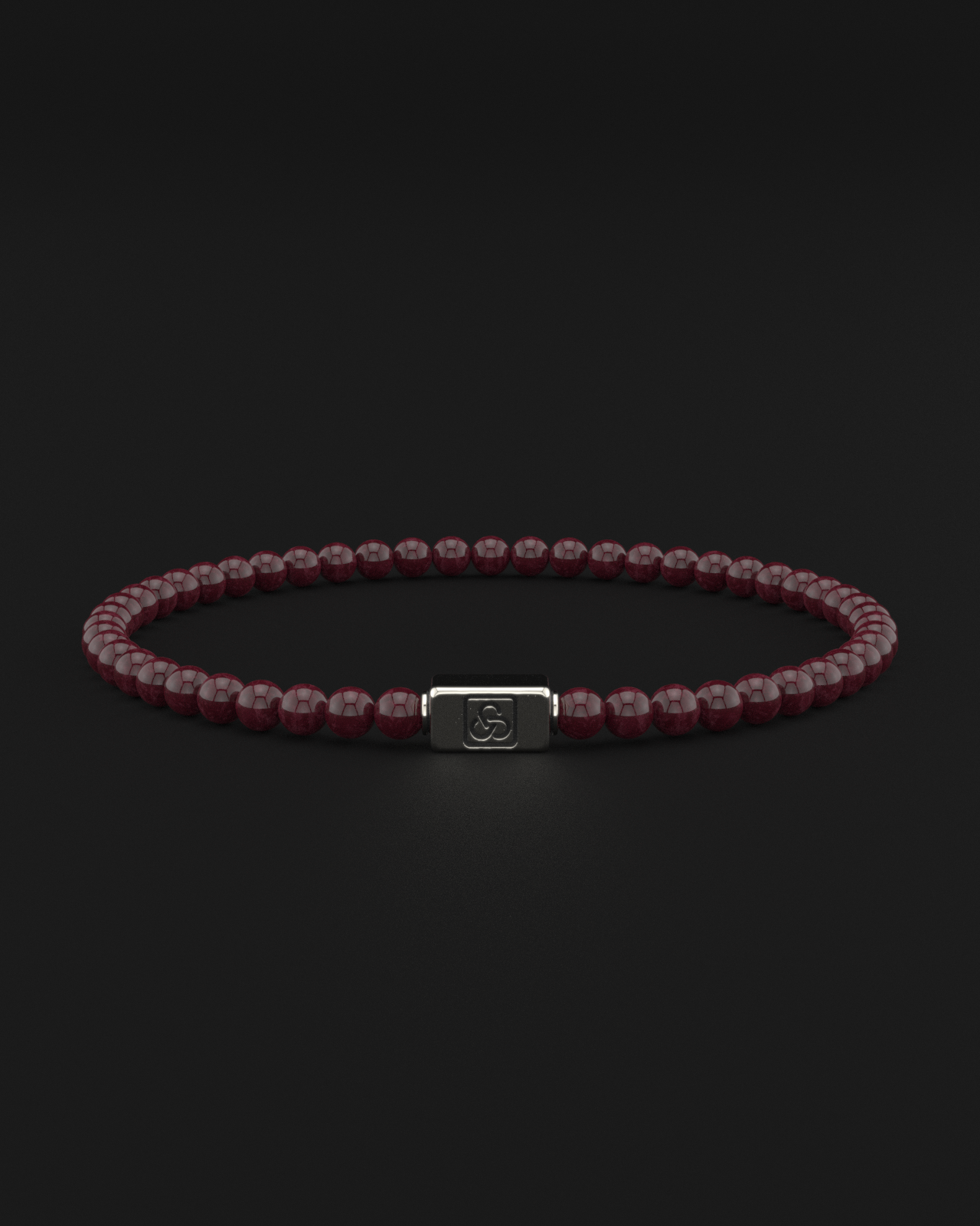 Red Garnet Bracelet 4mm | Essential