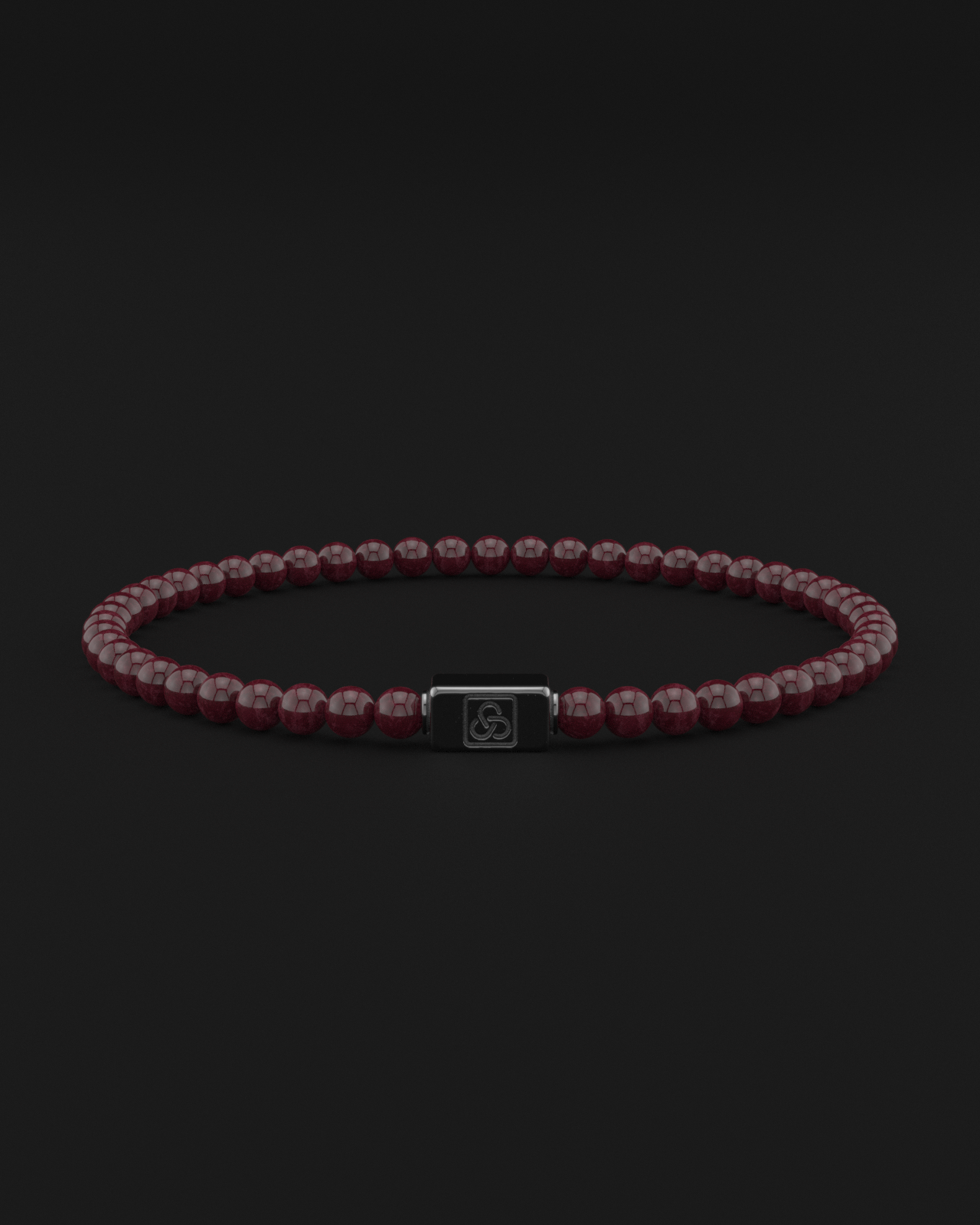 Red Garnet Bracelet 4mm | Essential