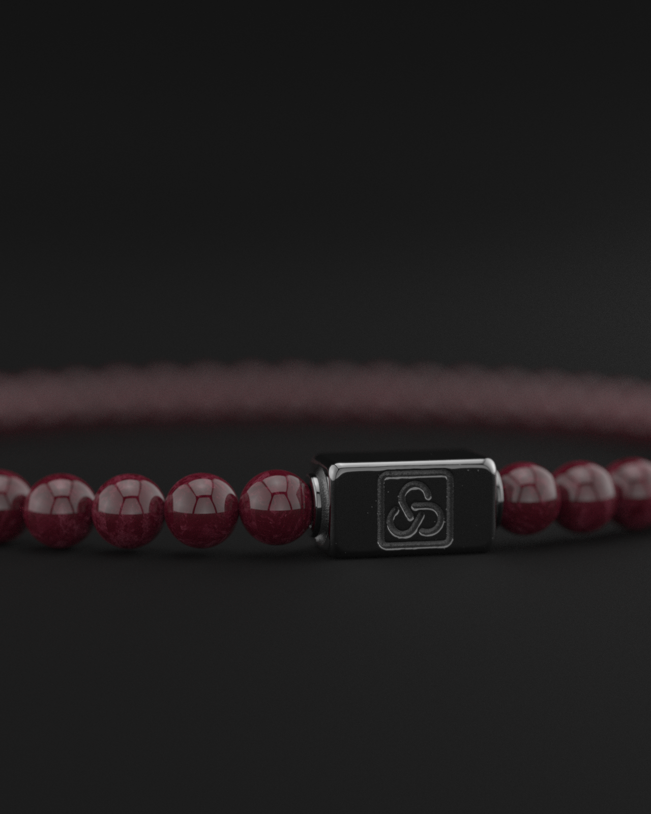 Red Garnet Bracelet 4mm | Essential