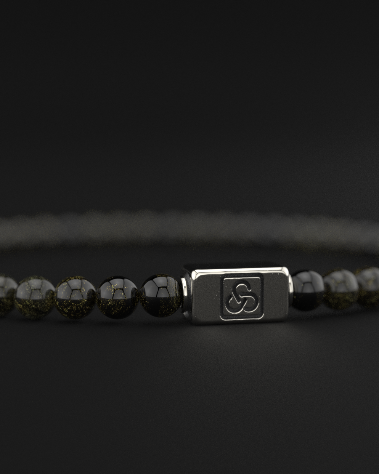 Obsidian Bracelet 4mm | Essential