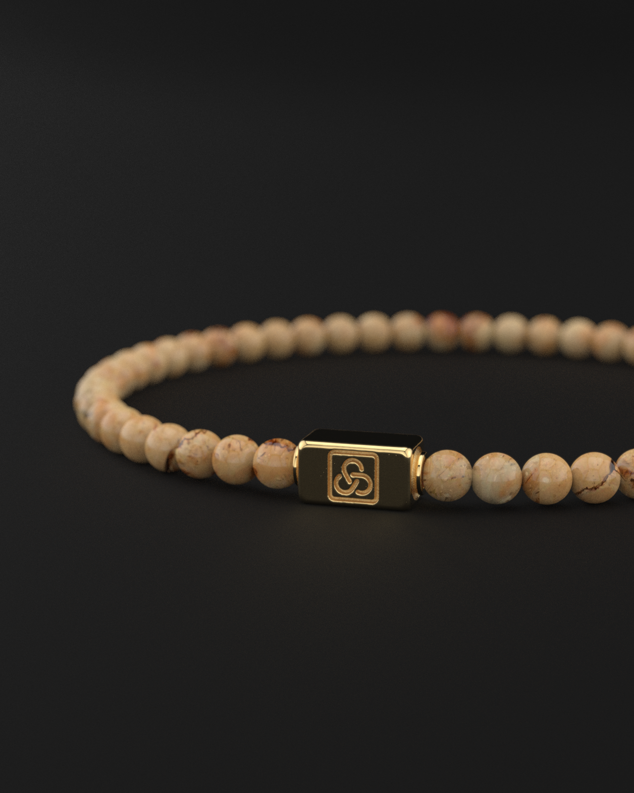 Jasper Bracelet 4mm | Essential