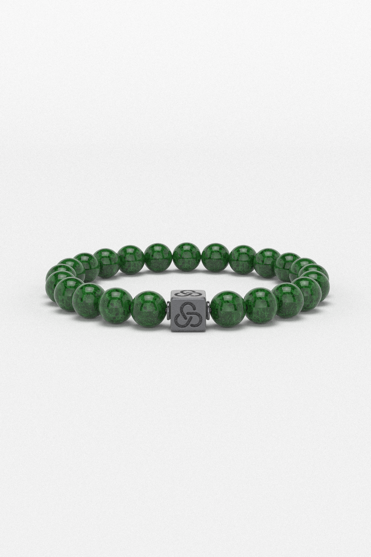 Emerald Jade Bracelet 8mm | Essential