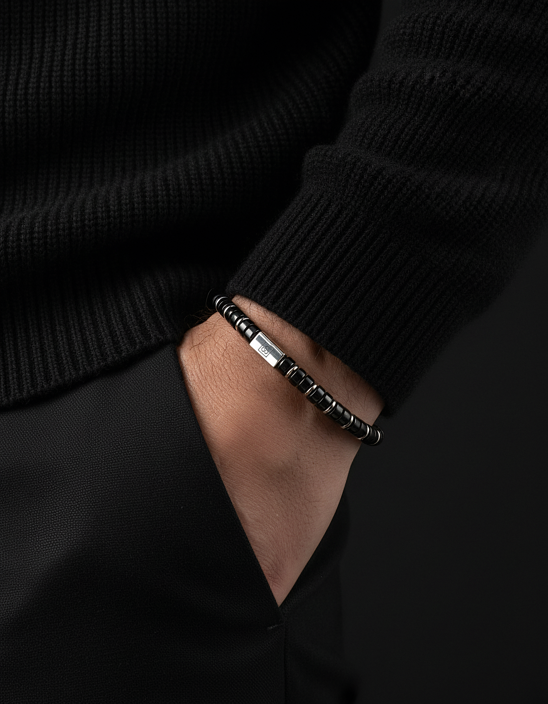 Onyx Bracelet 6mm | Spacer #2