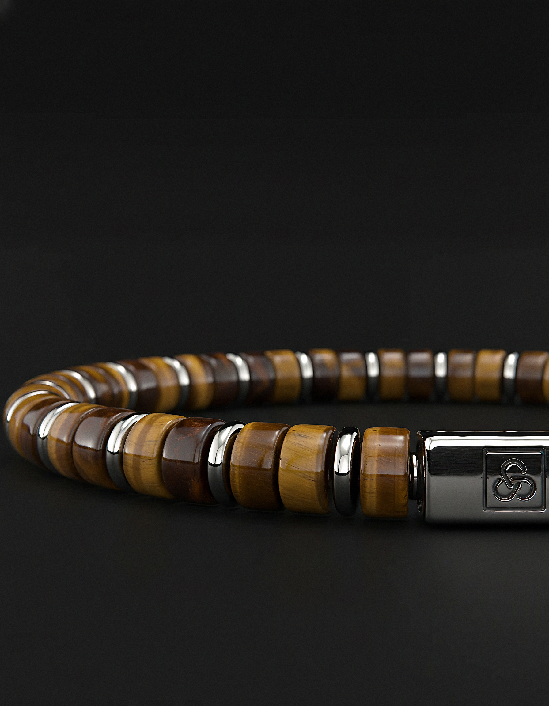 Pulsera de Ojo de Tigre 6mm | Espaciador #2