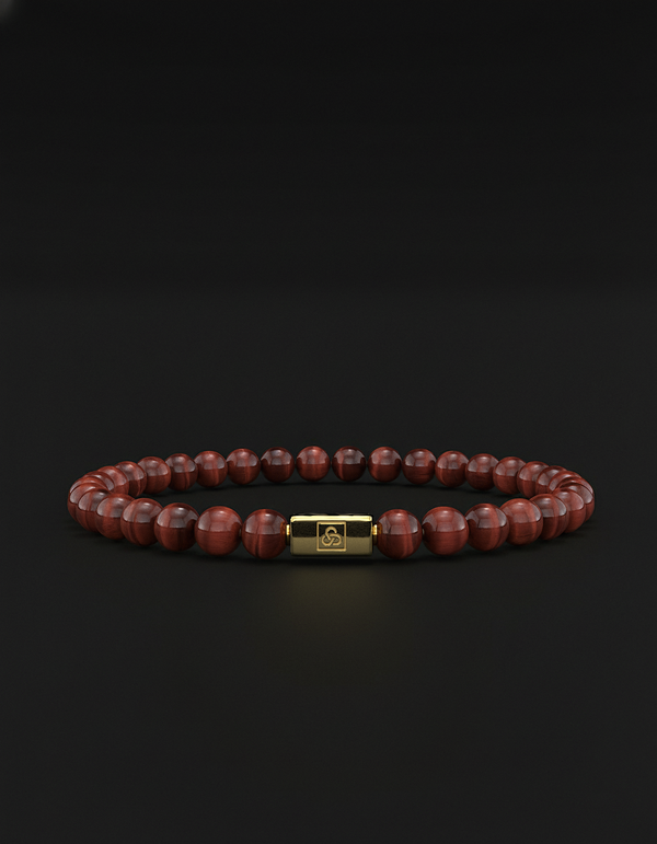 Red Tiger Eye Bracelet 6mm | Essential