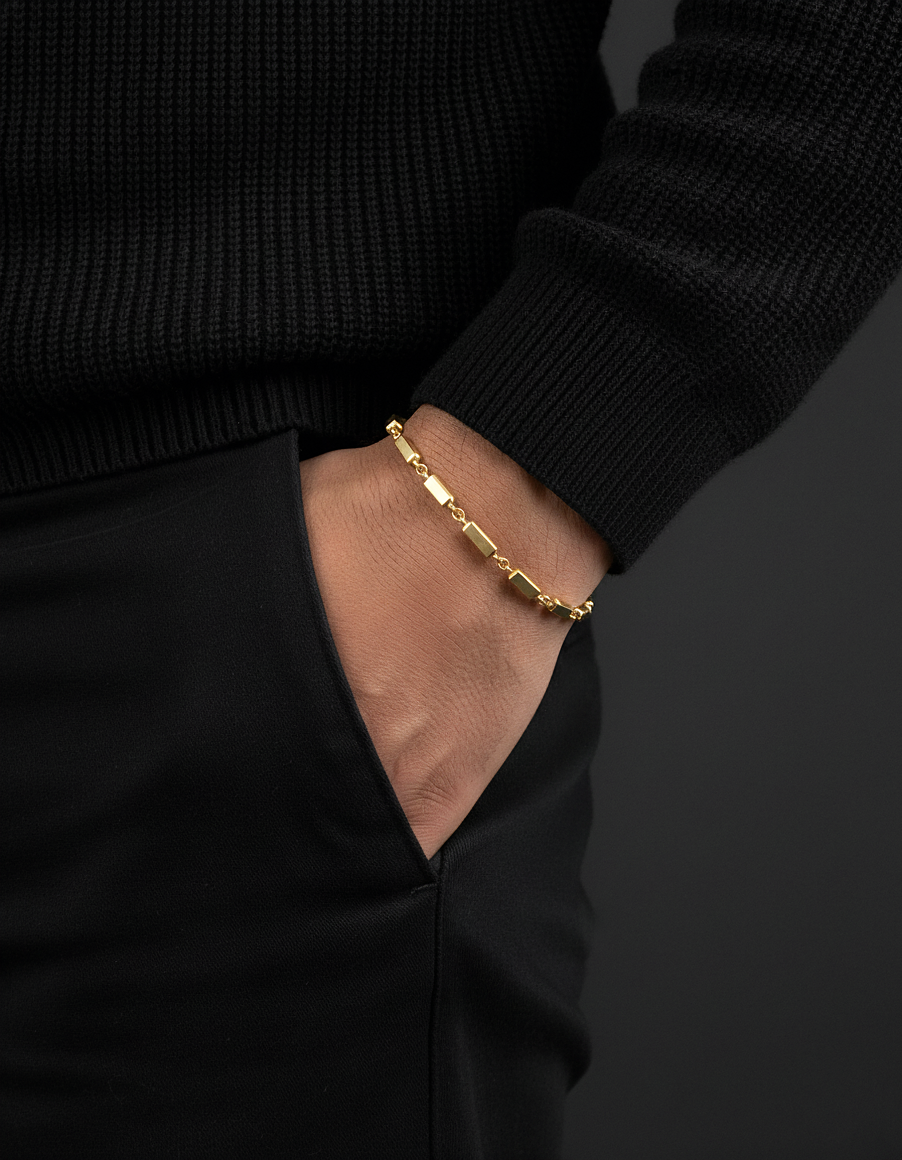 Gold Bracelet 4mm #3 | Kubic