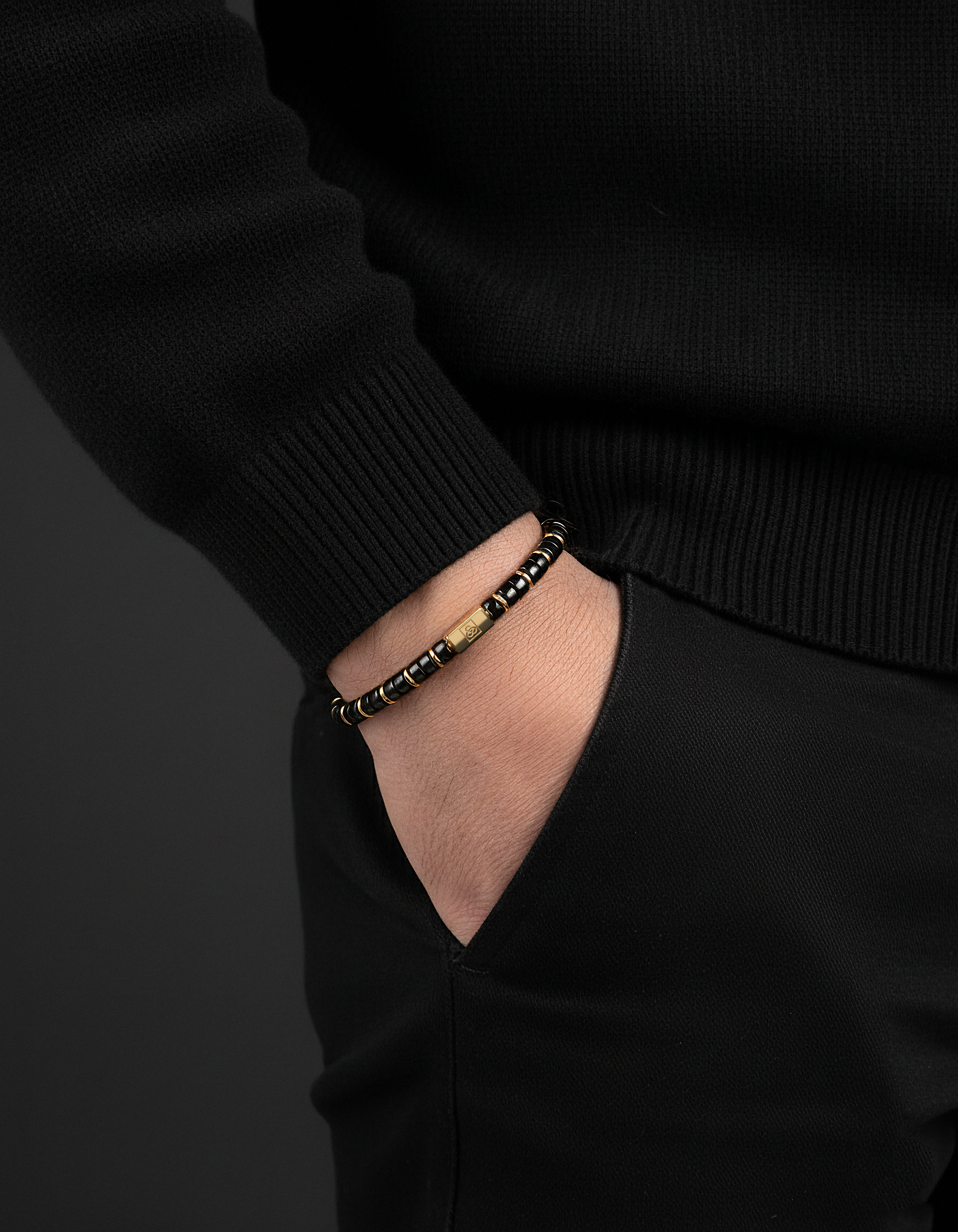 Onyx Bracelet 6mm | Spacer #2