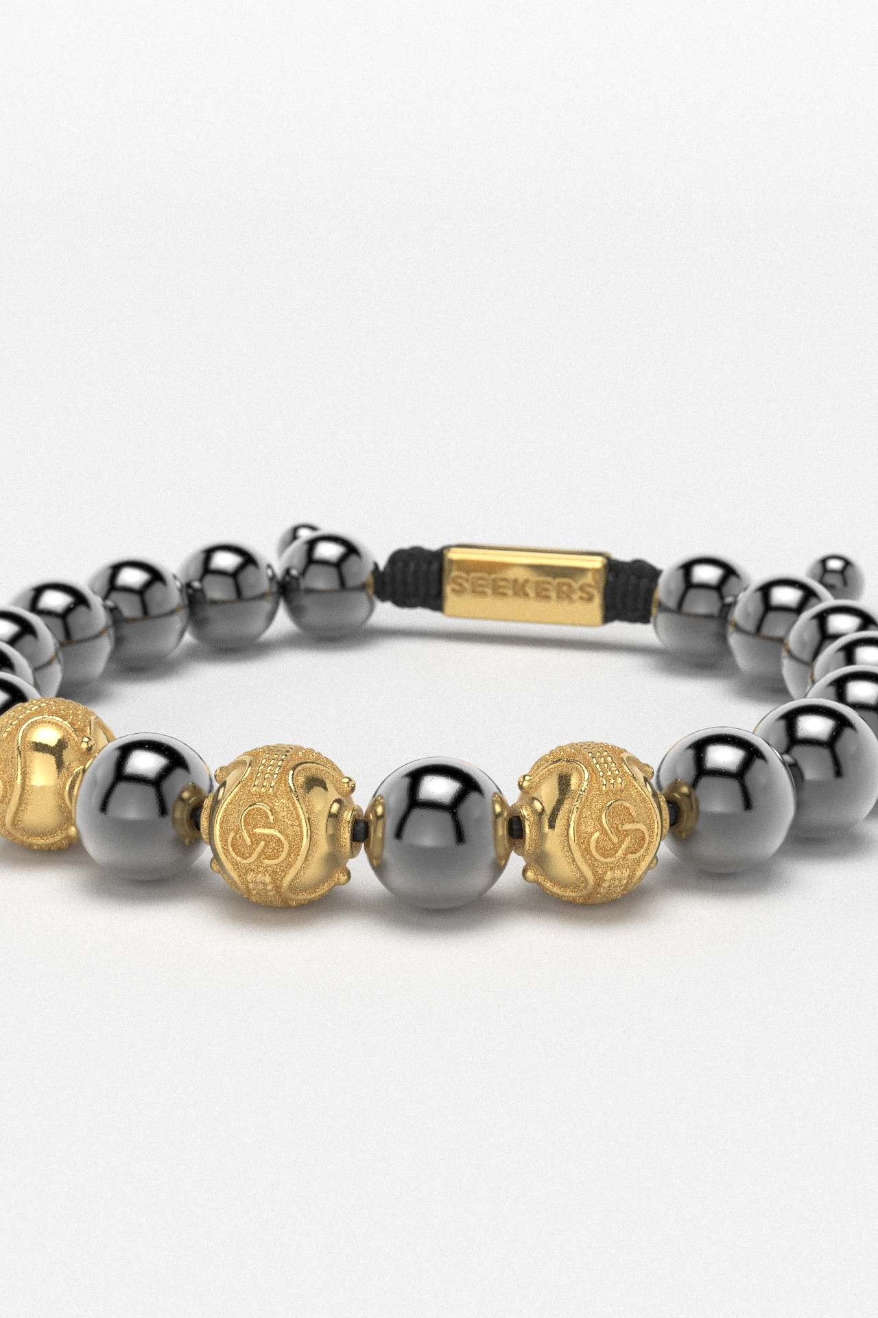 Hematite Bracelet 10mm | Premium