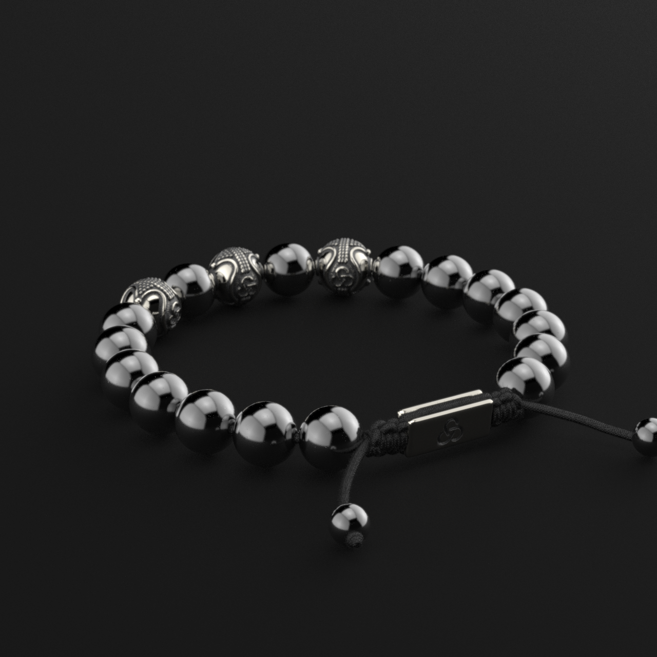 Hematite Bracelet 10mm | Premium