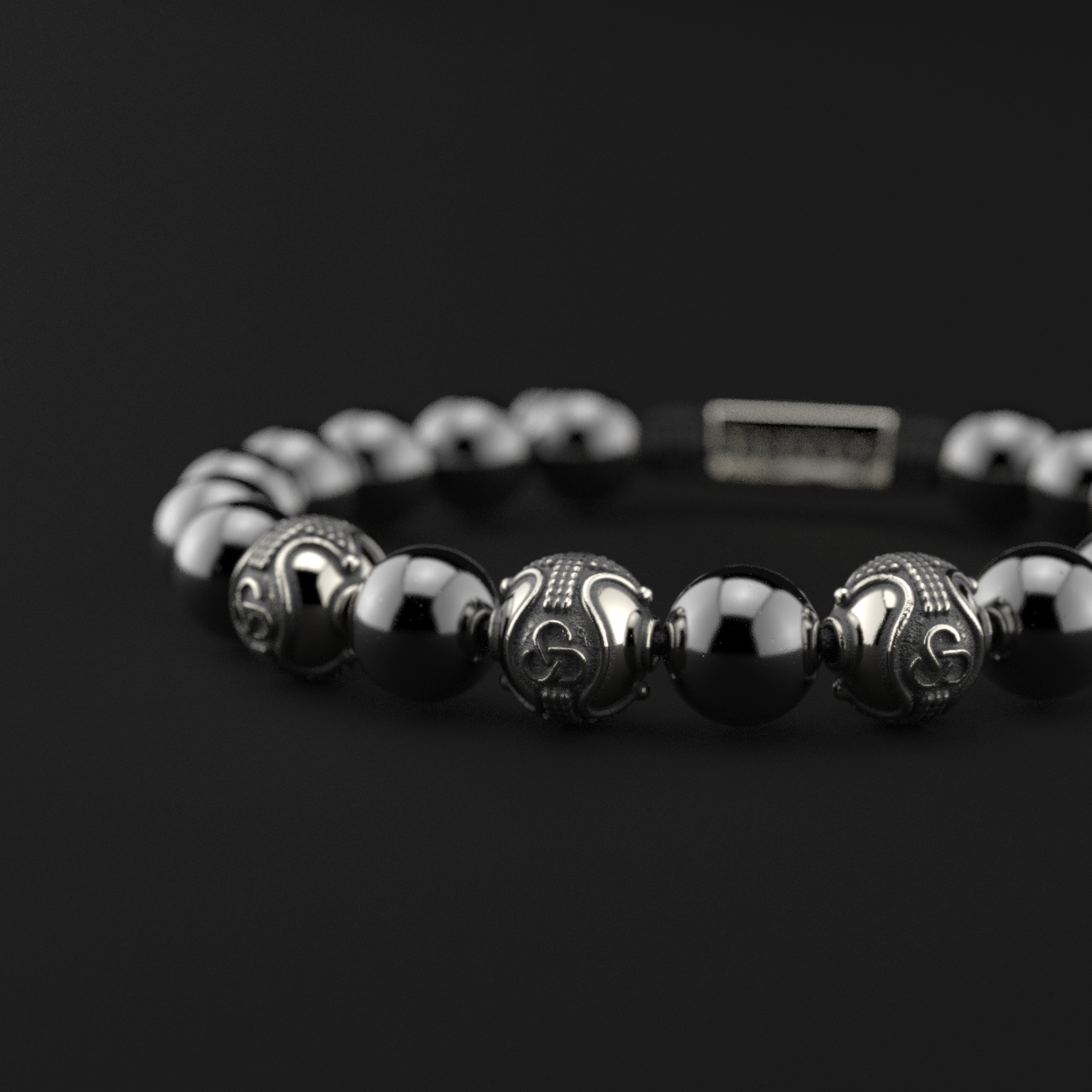 Hematite Bracelet 10mm | Premium