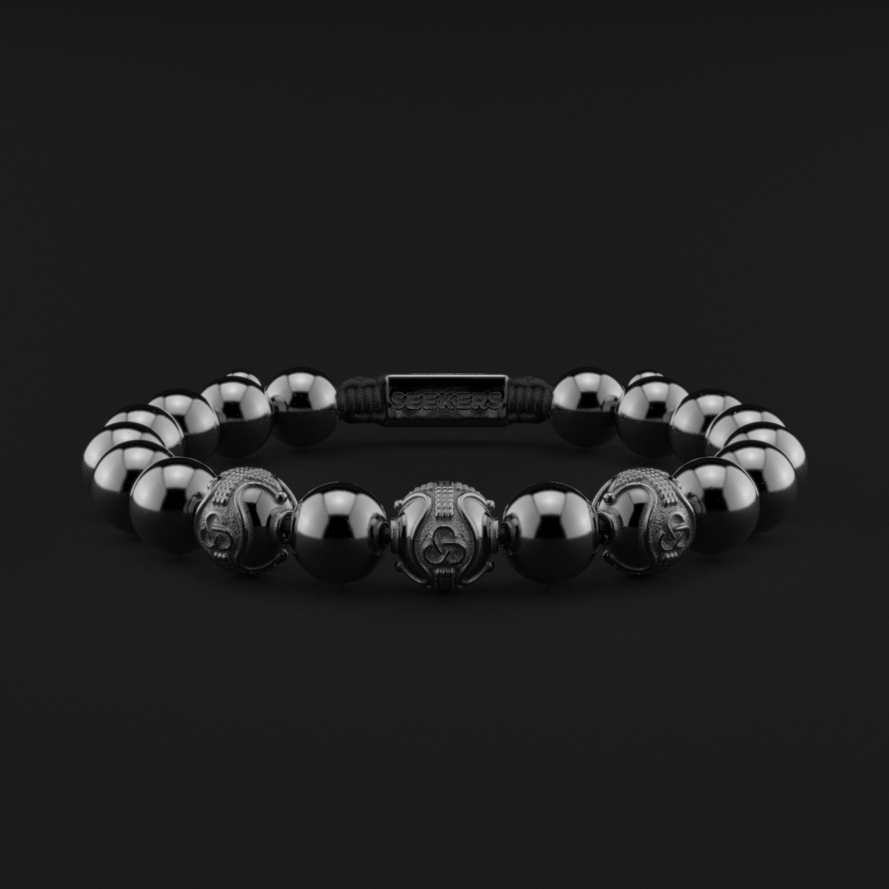 Hematite Bracelet 10mm | Premium