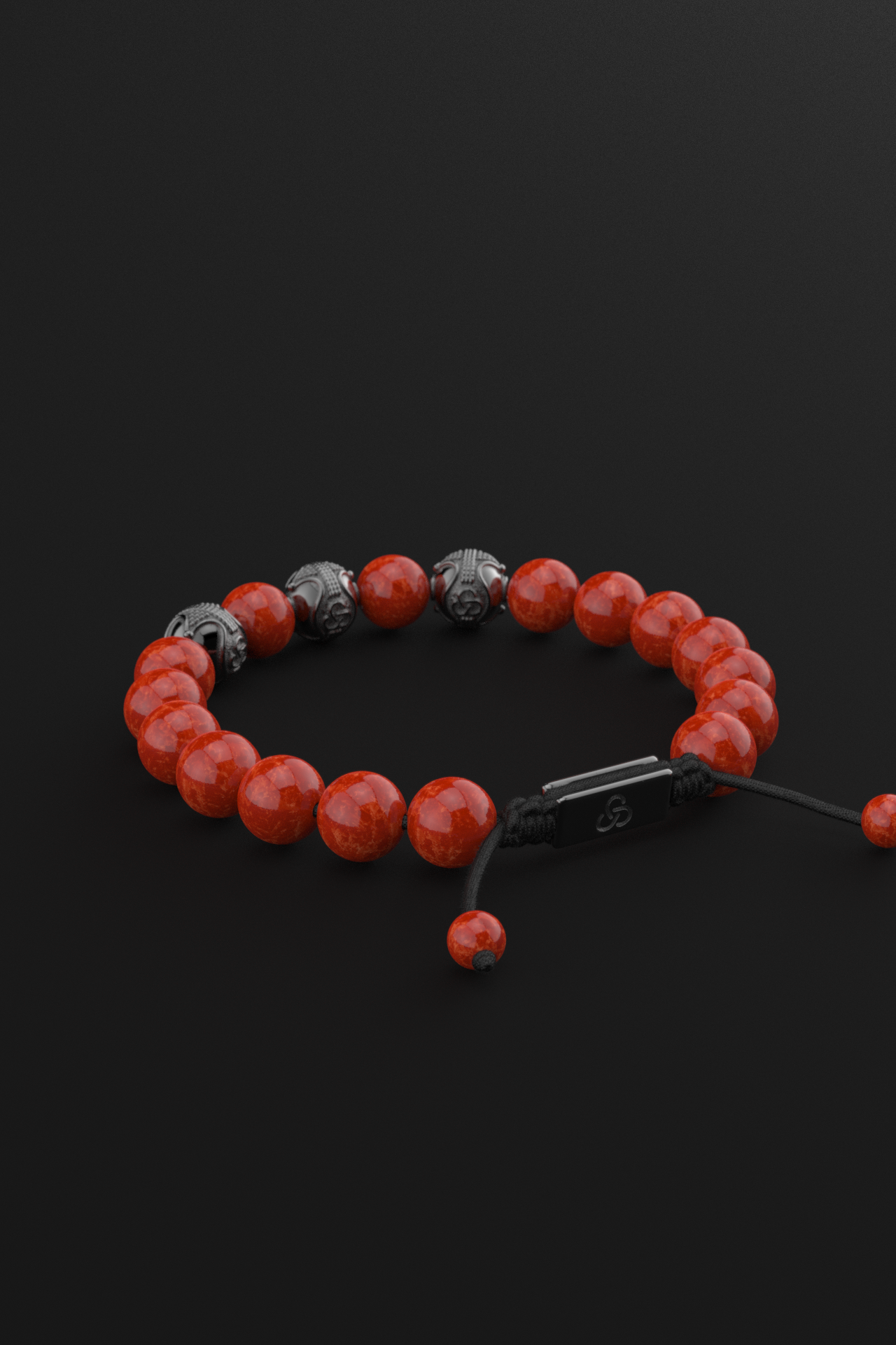 Red Jade Bracelet 10mm | Premium