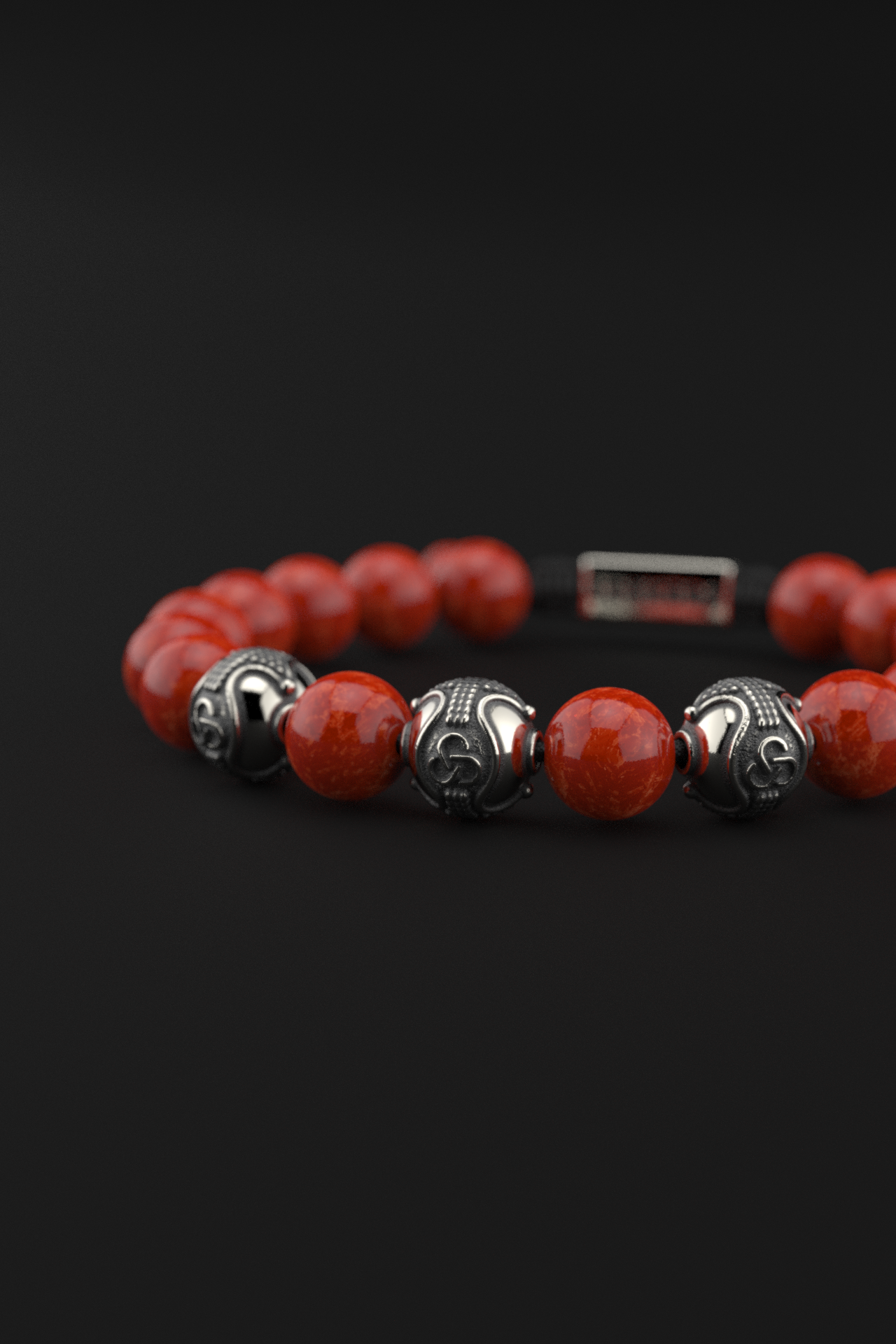 Red Jade Bracelet 10mm | Premium