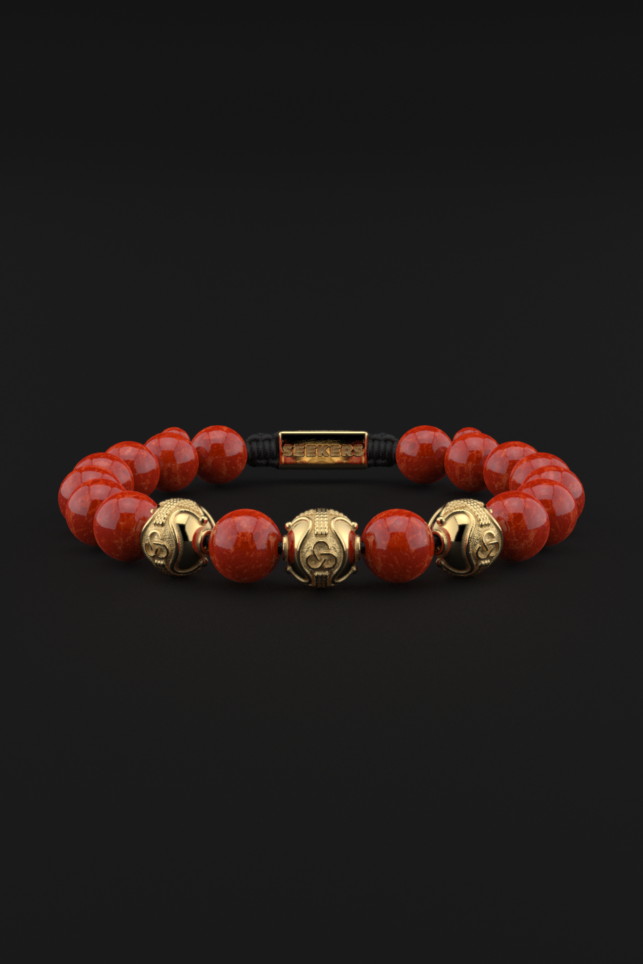 Red Jade Bracelet 10mm | Premium