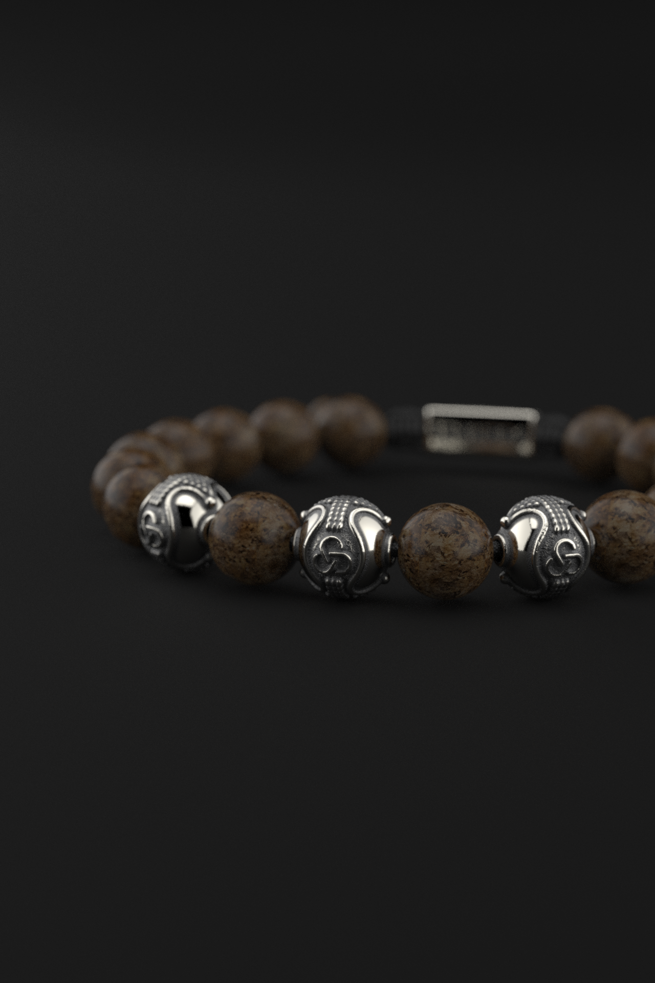 Bronzite Bracelet 10mm | Premium