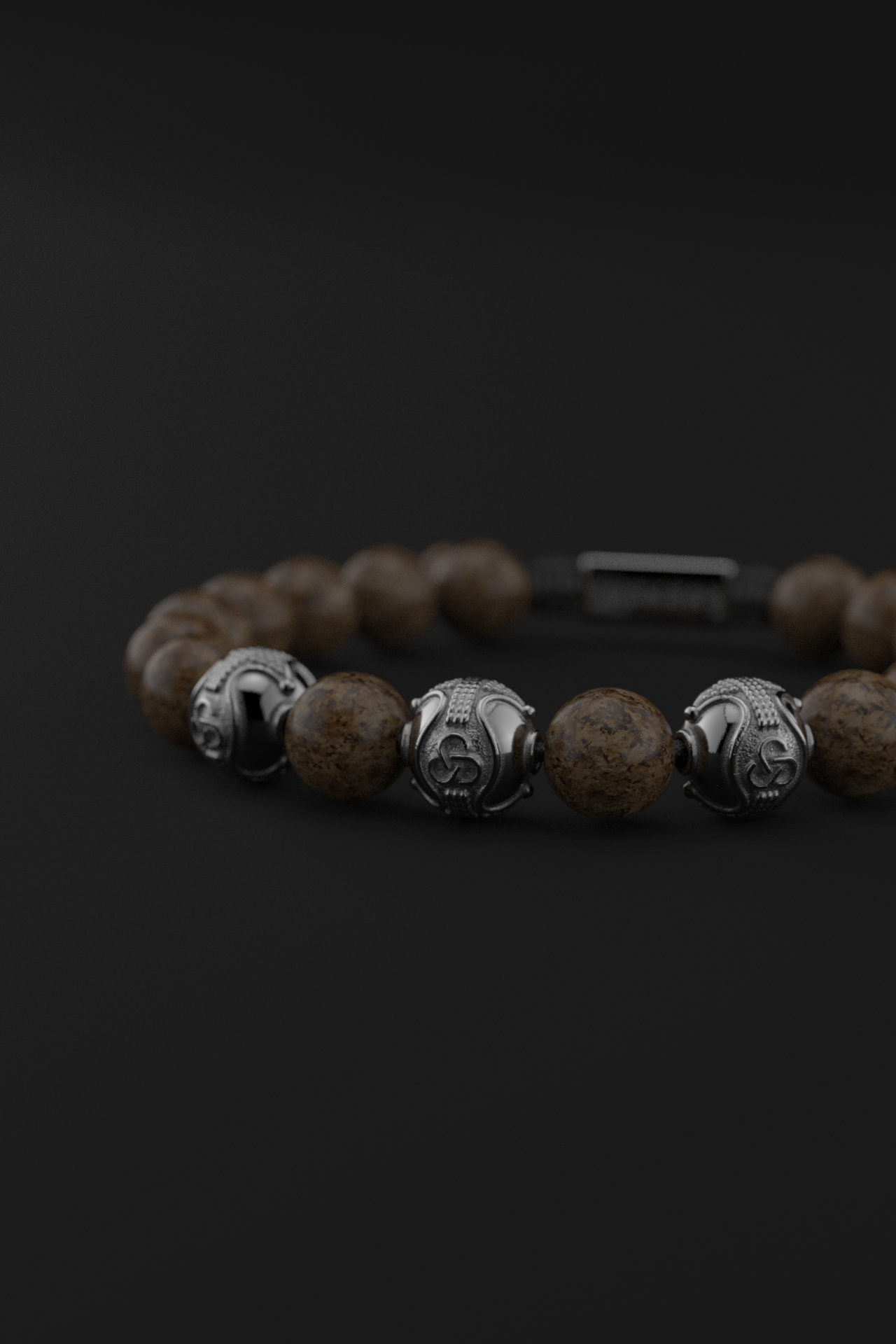 Bronzite Bracelet 10mm | Premium