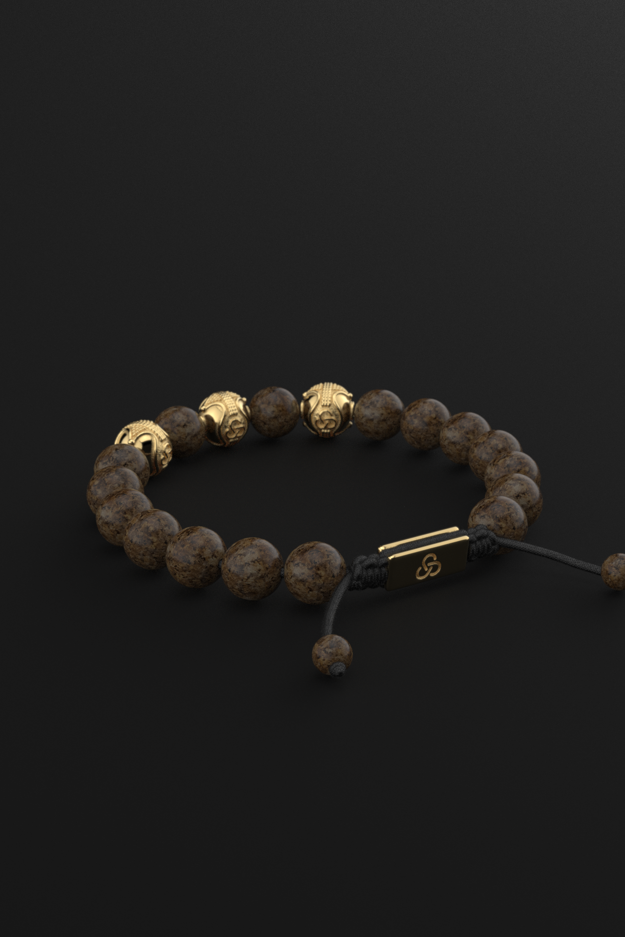 Bronzite Bracelet 10mm | Premium