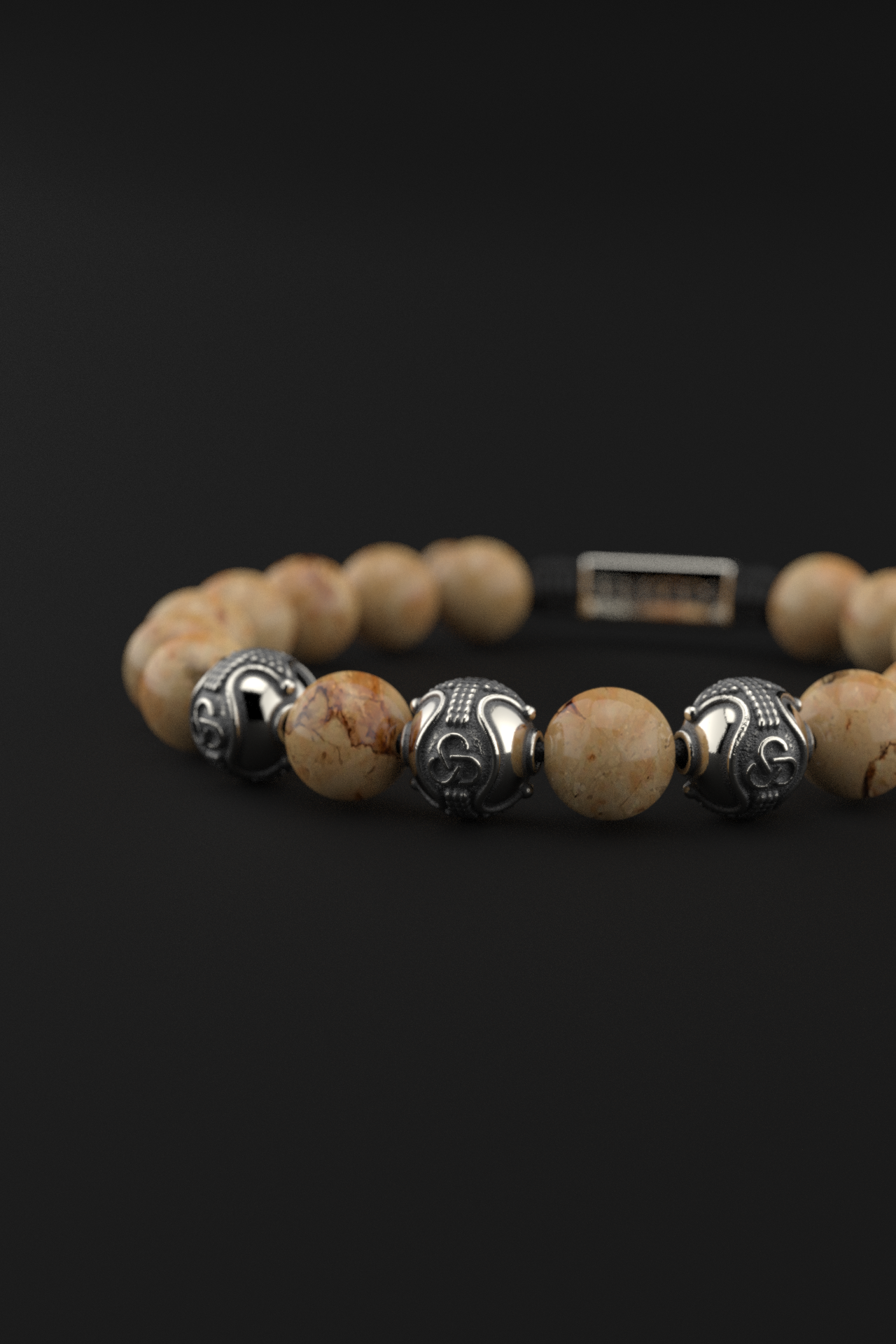 Jasper Bracelet 10mm | Premium