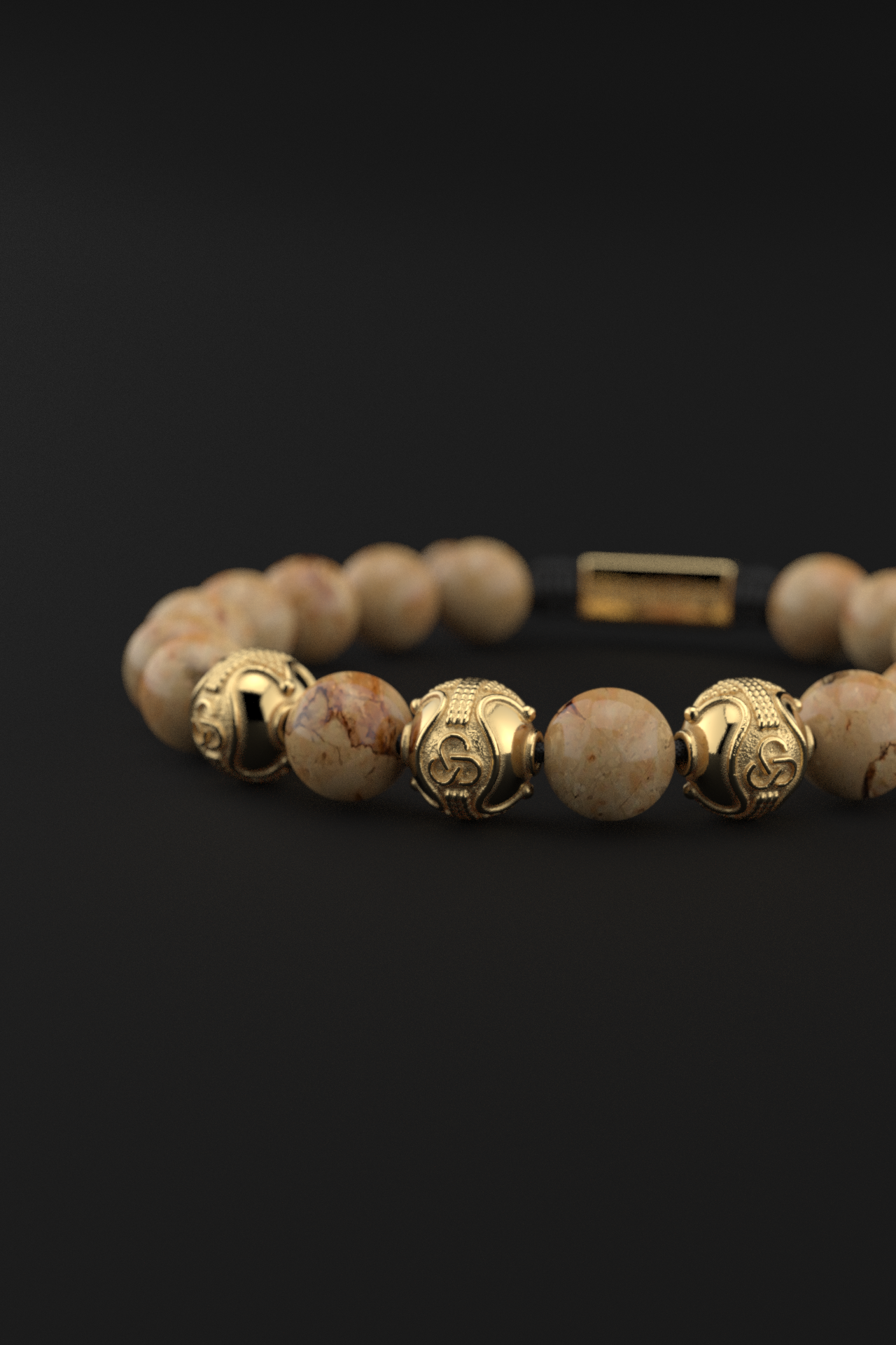 Jasper Bracelet 10mm | Premium