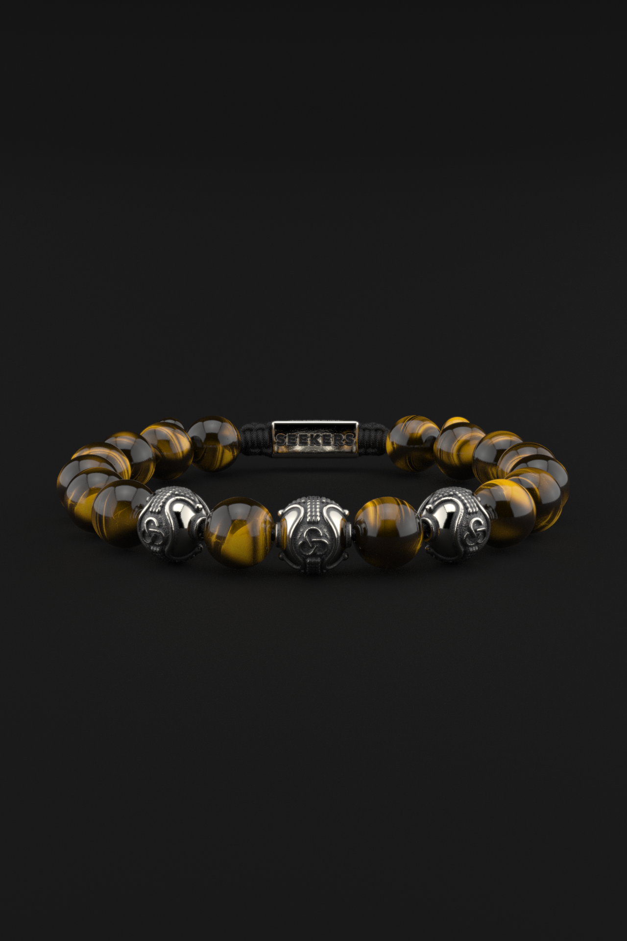 Pulsera Ojo de Tigre 10mm | De primera calidad