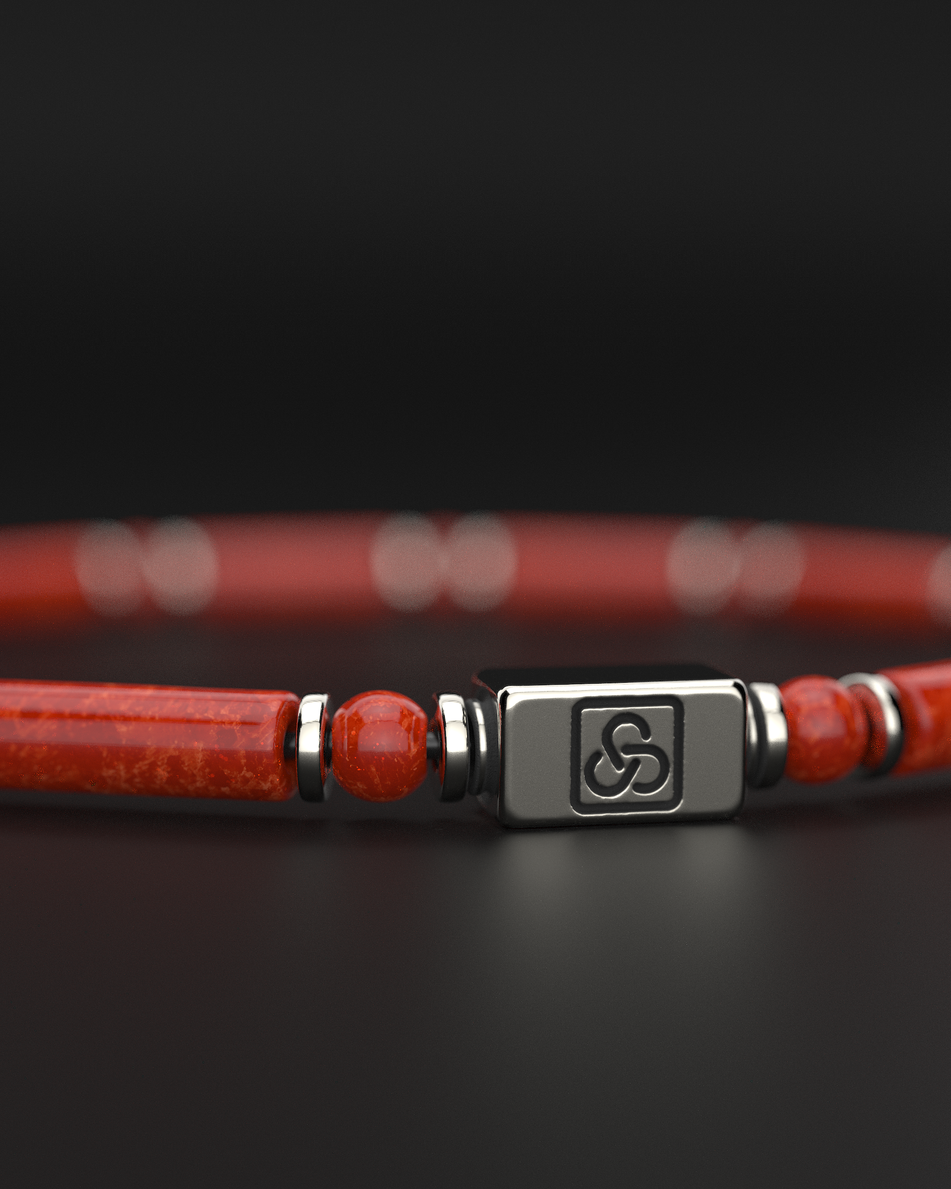 Red Jade Bracelet 4mm | PIPE