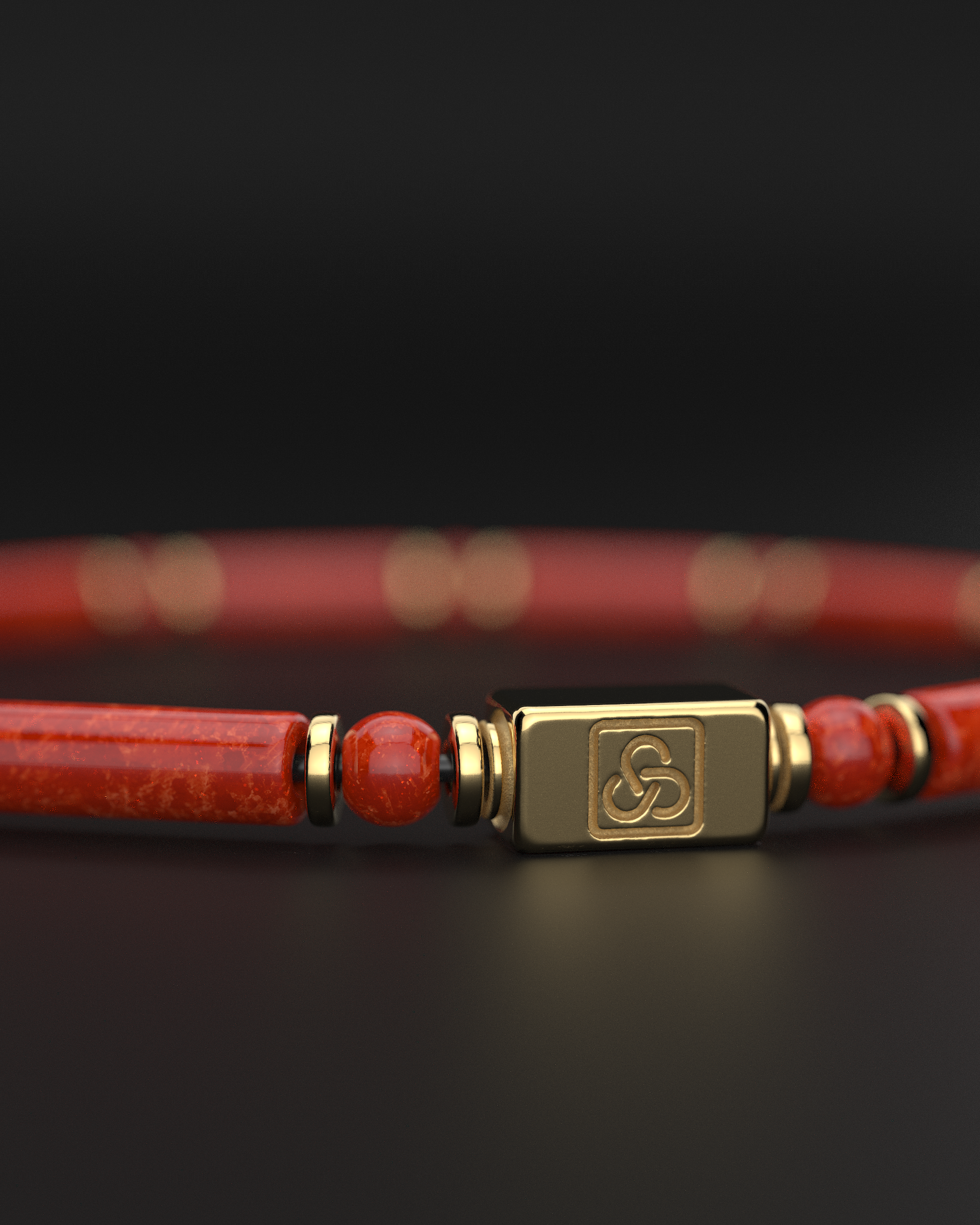 Red Jade Bracelet 4mm | PIPE