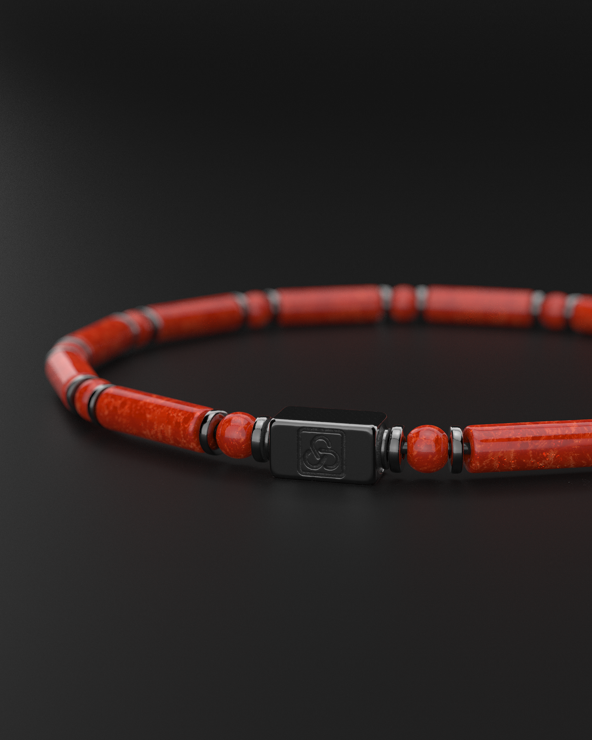 Red Jade Bracelet 4mm | PIPE