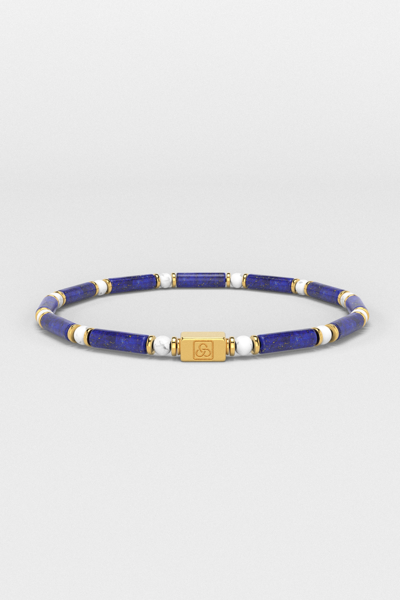 Lapis Lazuli + Tridacna Bracelet 4mm | PIPE