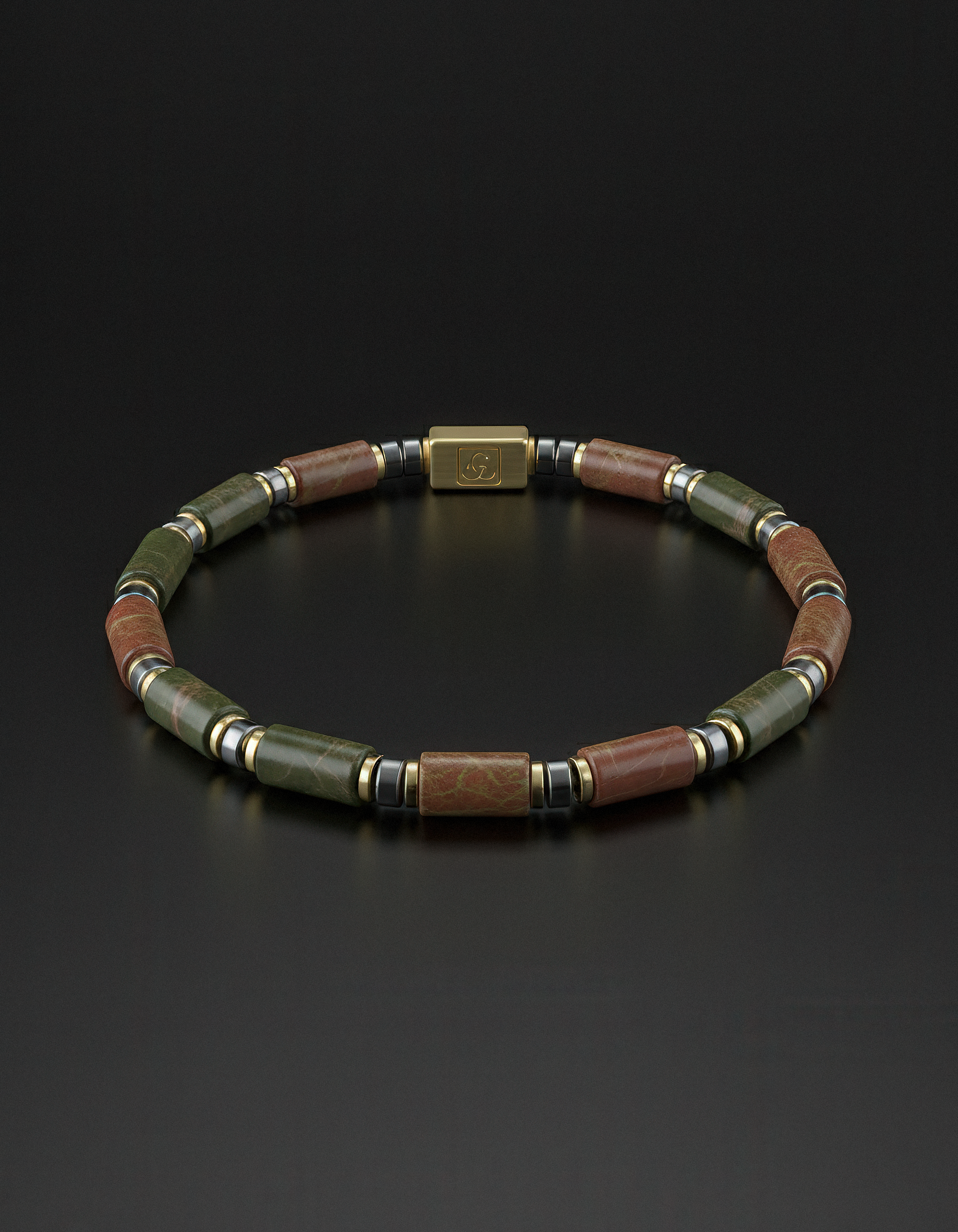 Pulsera de jaspe Picasso de 5 mm | PIPE