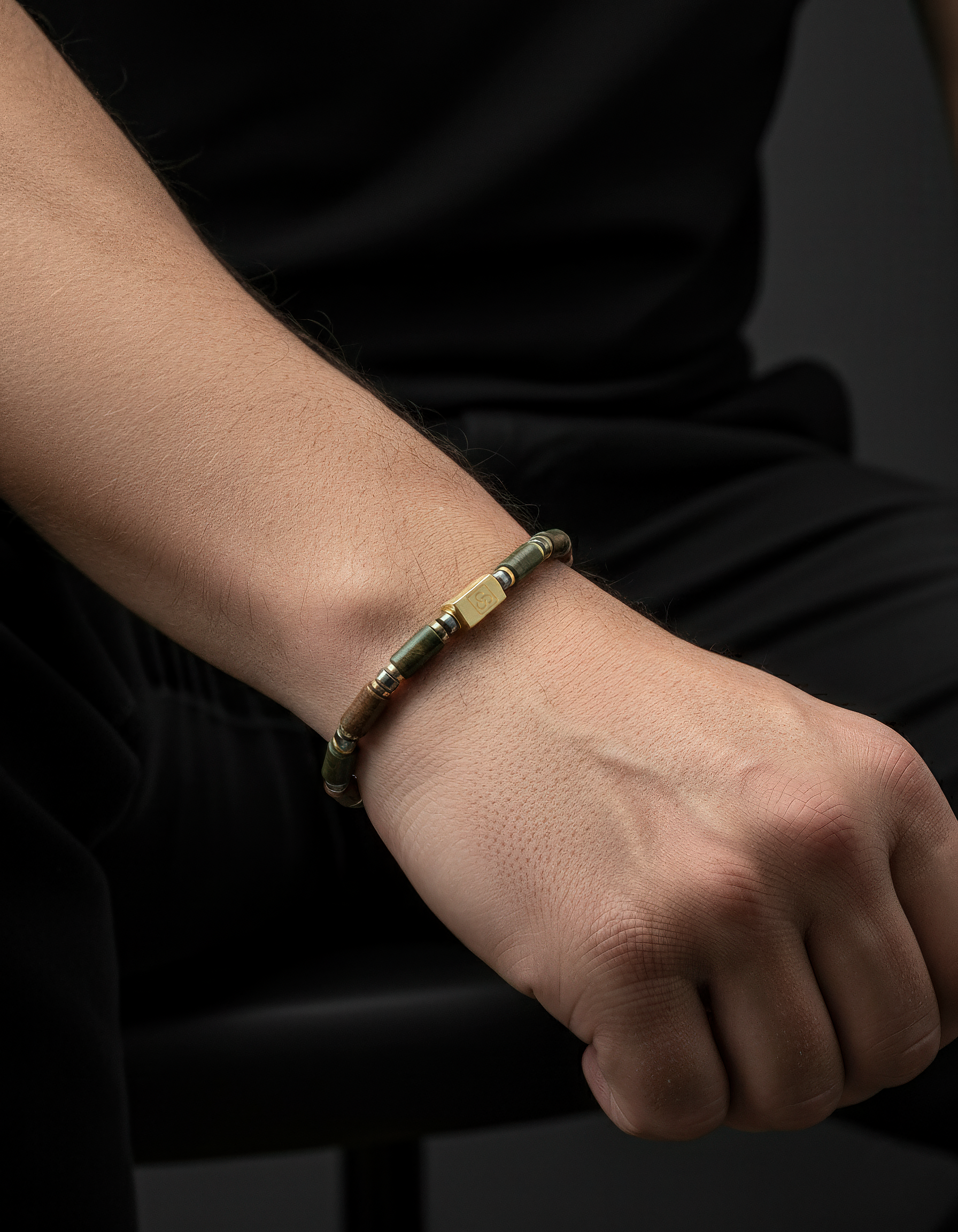 Pulsera de jaspe Picasso de 5 mm | PIPE