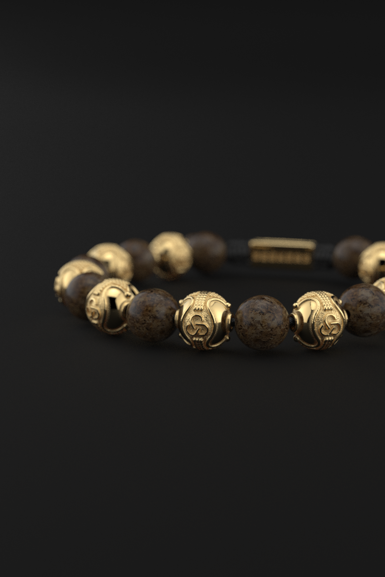 Bronzite Bracelet 10mm | Prestige