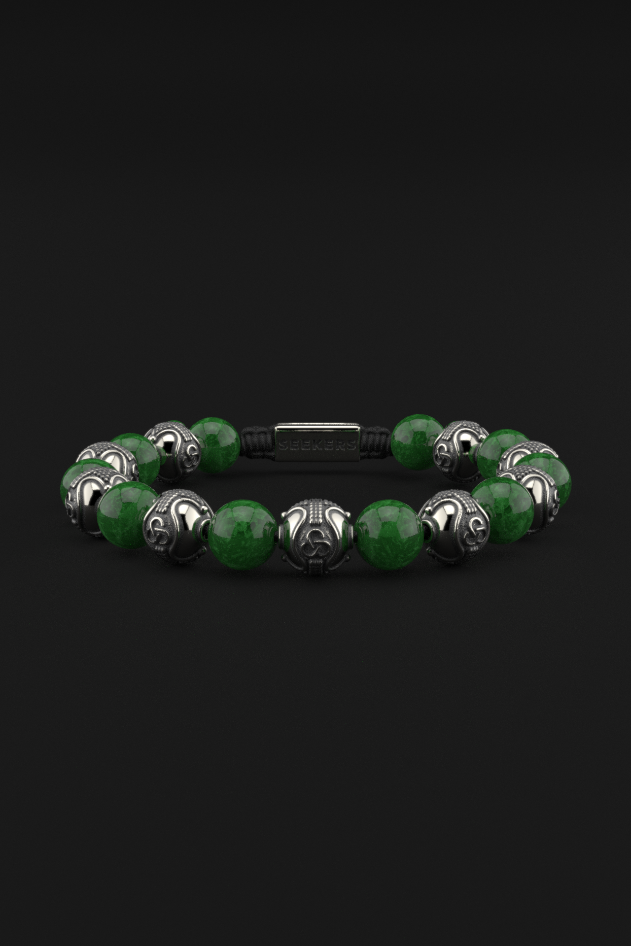 Emerald Jade Bracelet 10mm | Prestige