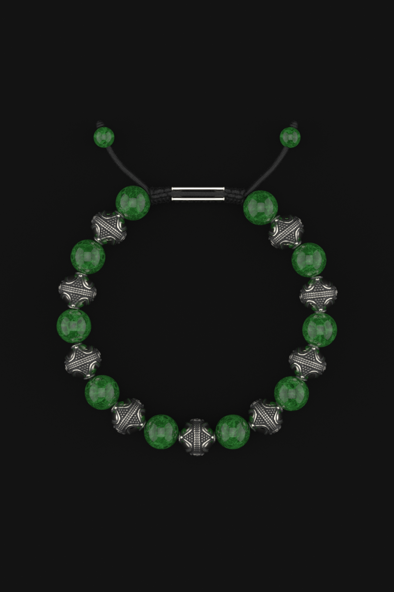 Emerald Jade Bracelet 10mm | Prestige