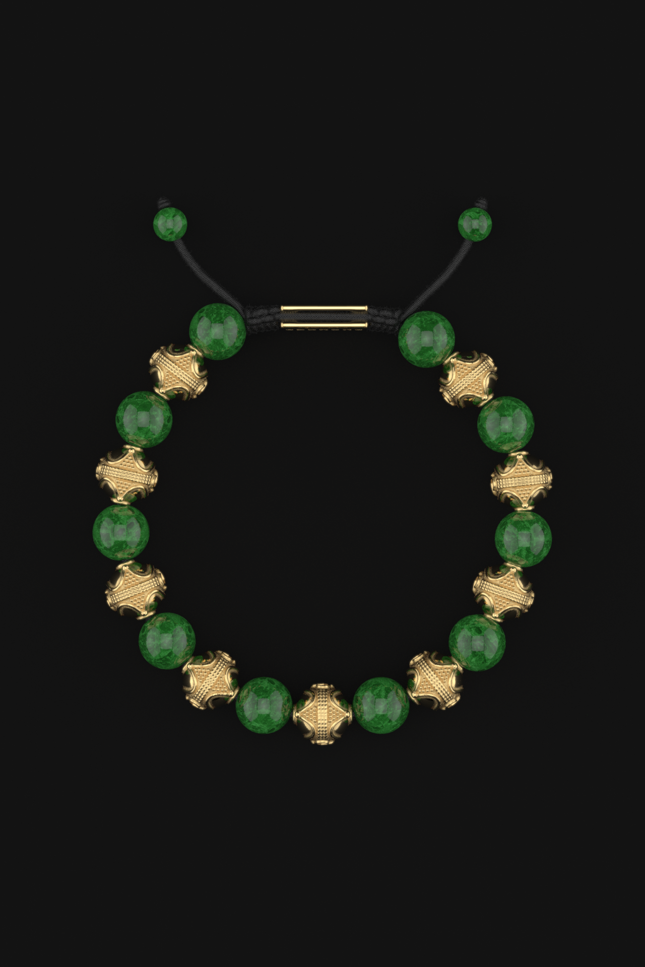 Emerald Jade Bracelet 10mm | Prestige