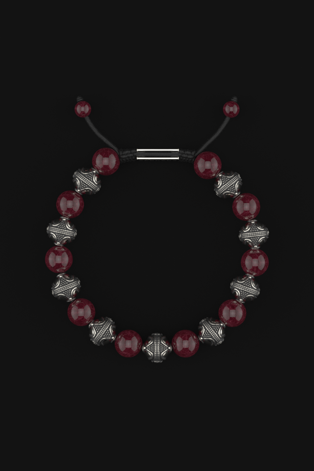 Red Garnet Bracelet 10mm | Prestige