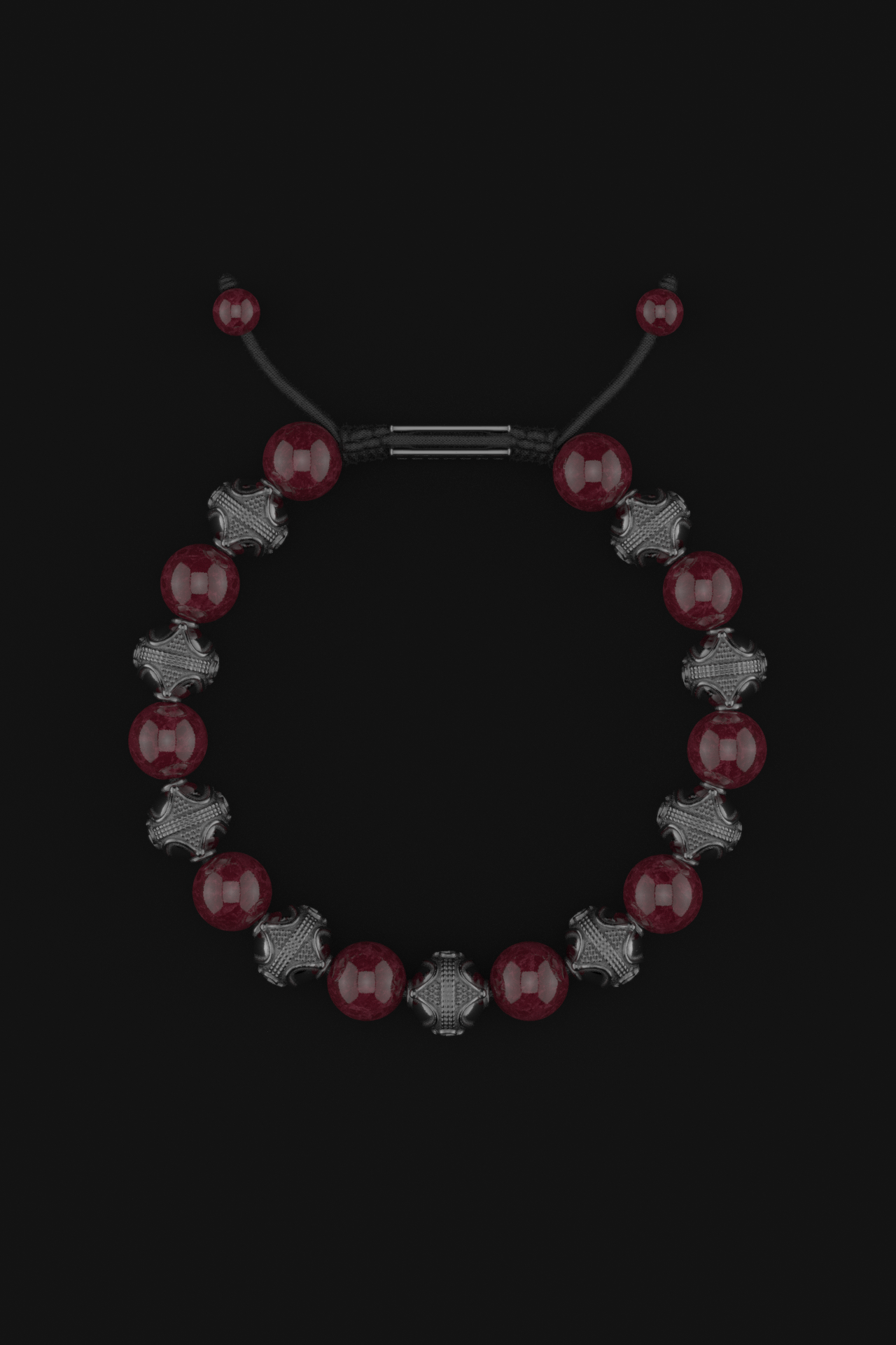 Red Garnet Bracelet 10mm | Prestige