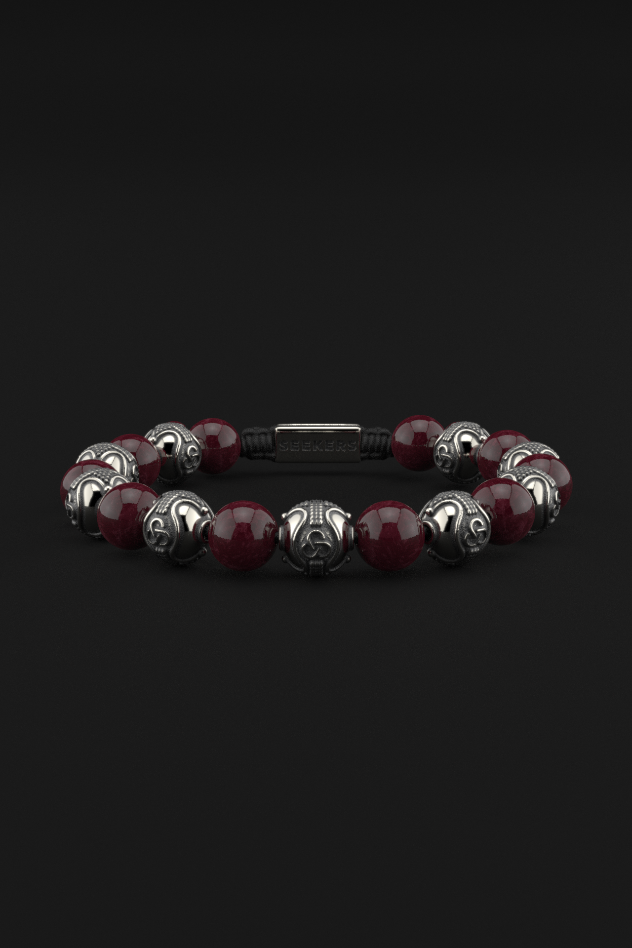 Red Garnet Bracelet 10mm | Prestige