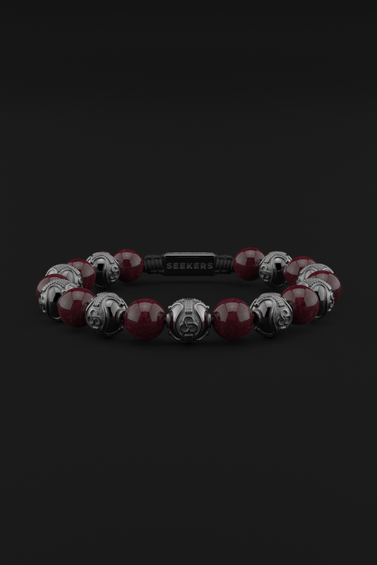 Red Garnet Bracelet 10mm | Prestige