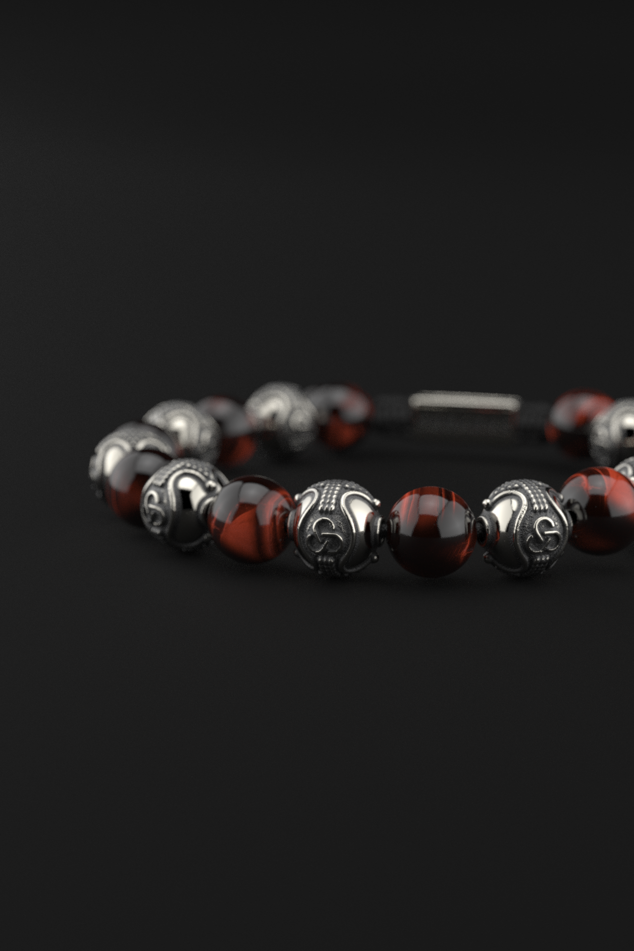 Red Tiger Eye Bracelet 10mm | Prestige