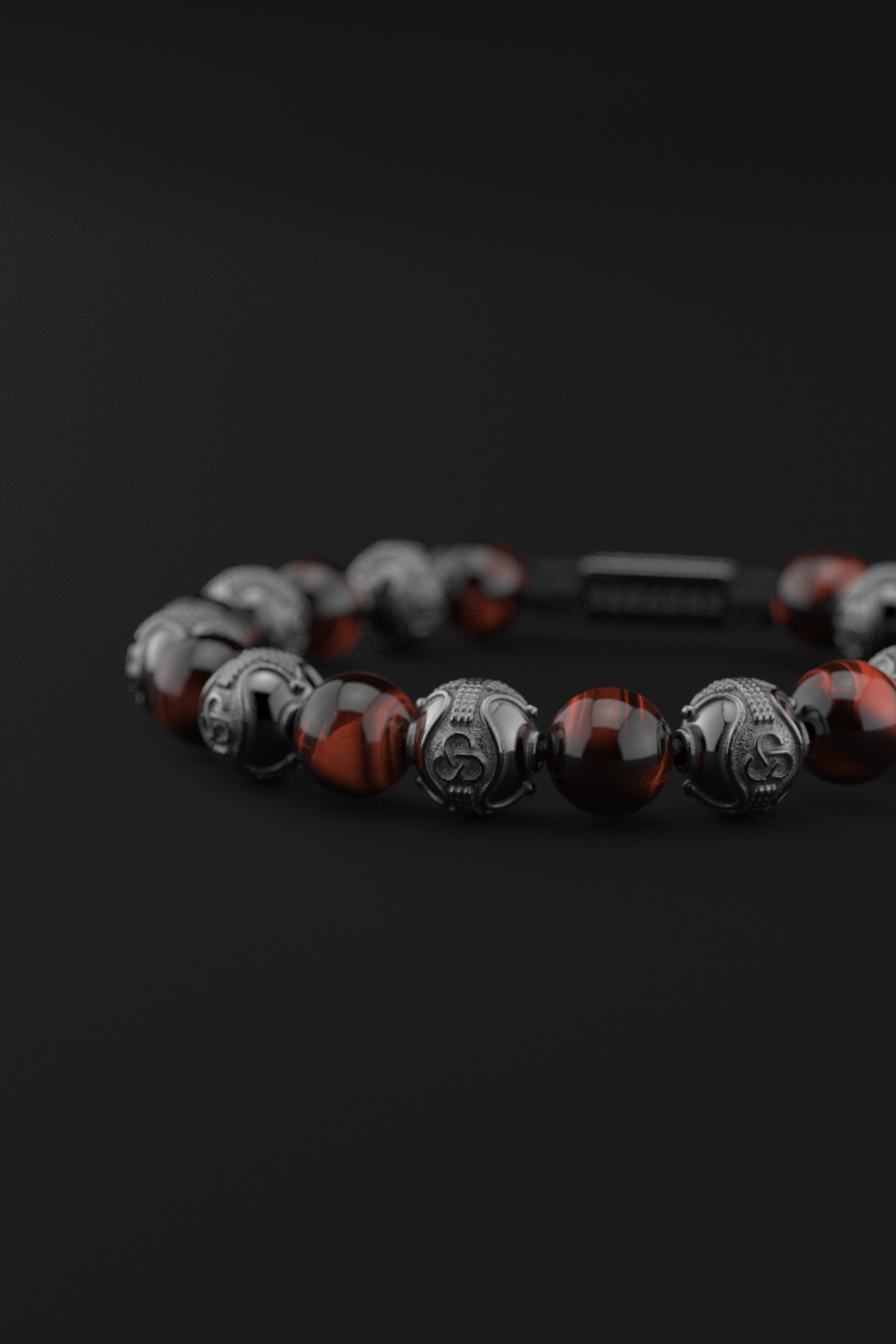 Red Tiger Eye Bracelet 10mm | Prestige